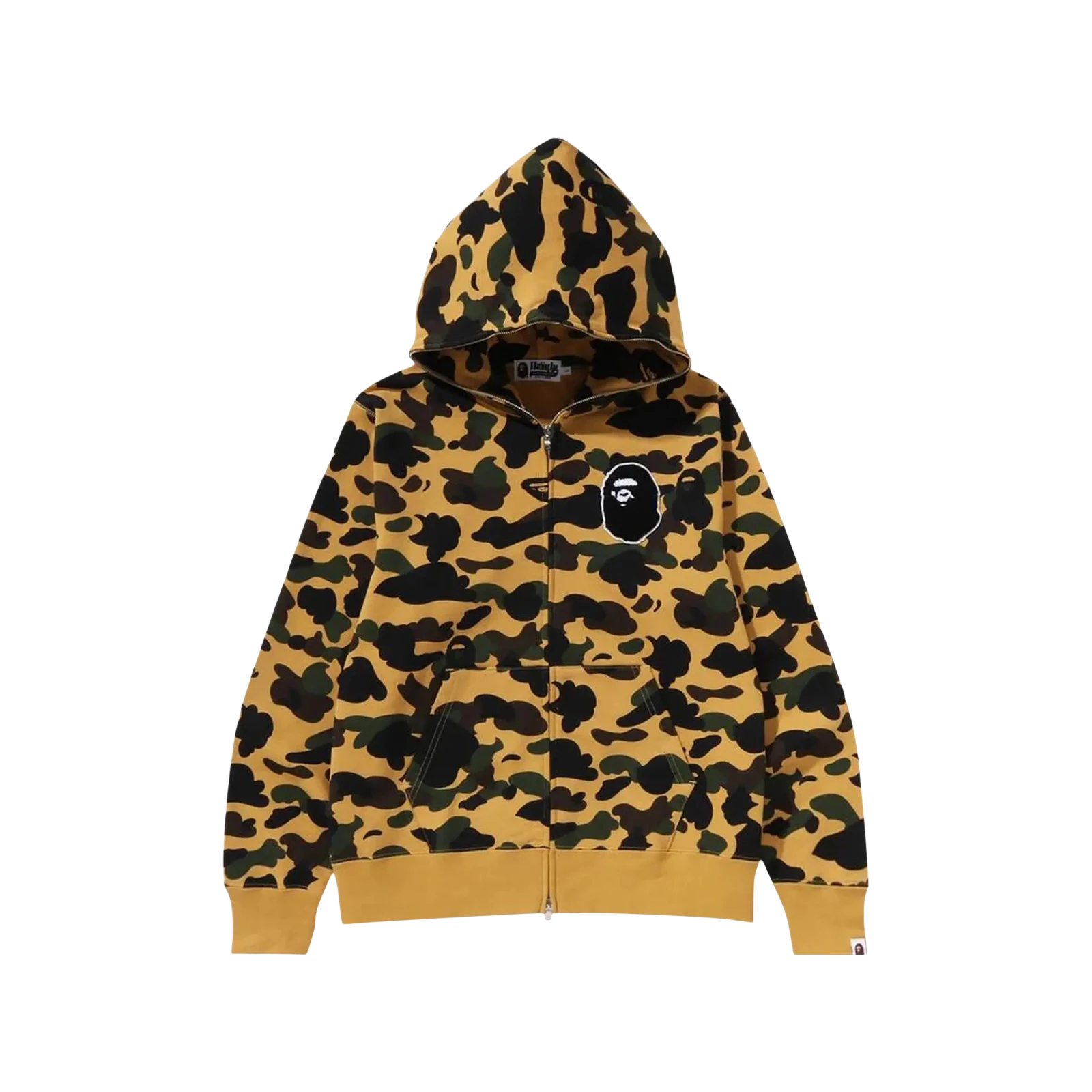 1ST CAMO FULL ZIP HOODIE « YELLOW »