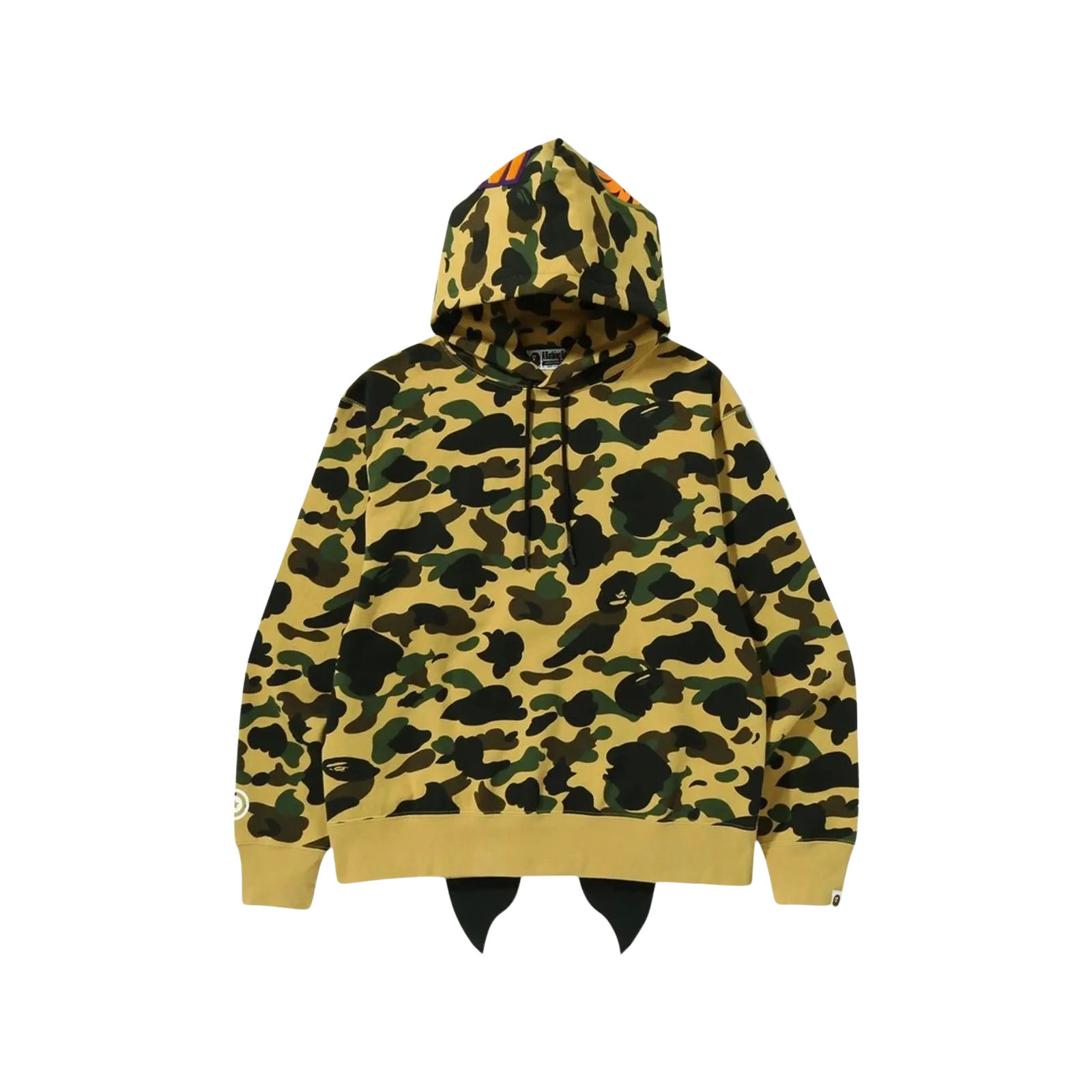 1ST CAMO SHARK RELAXED FIT FULLOVER HOODIE « YELLOW »