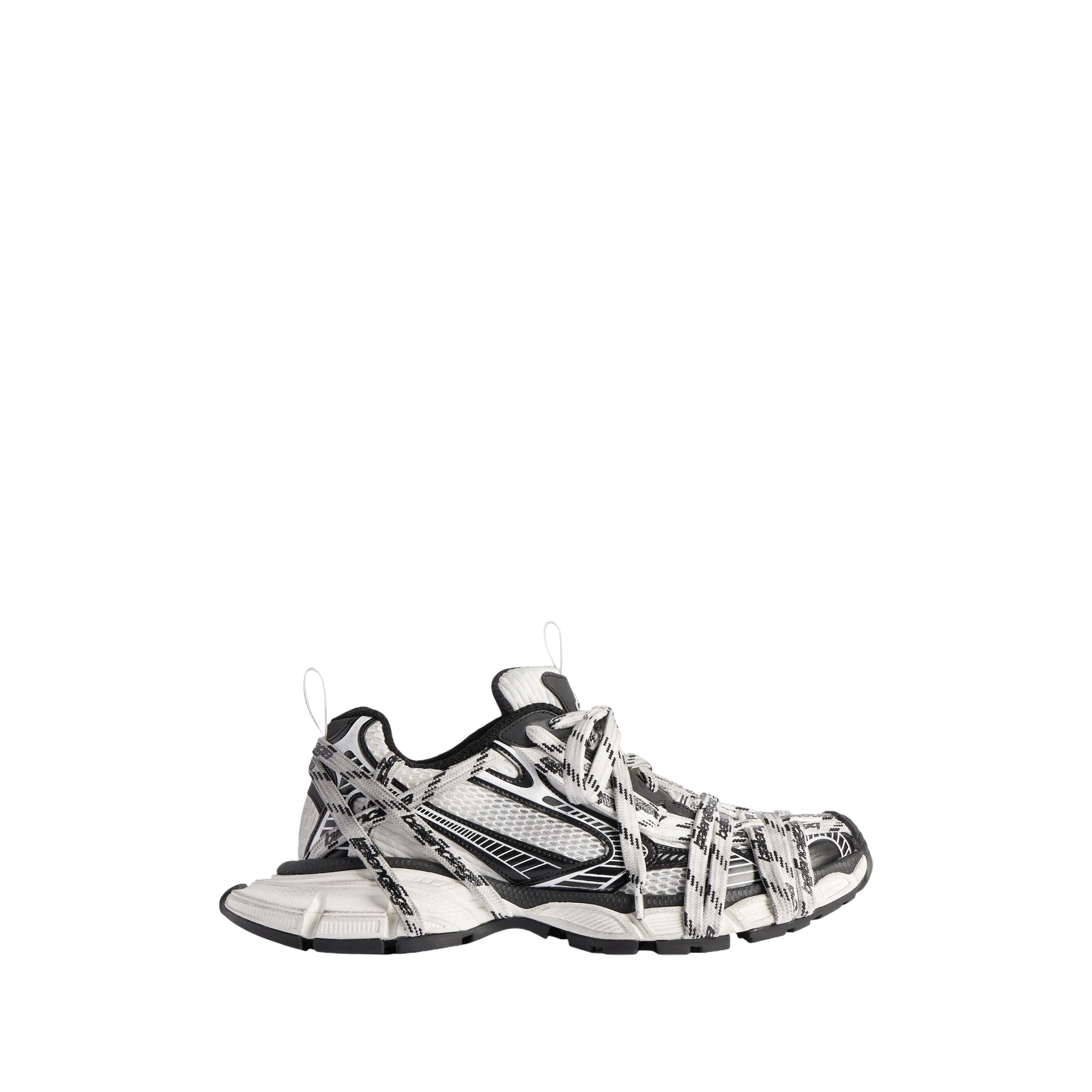 3XL EXTREME LACES « WHITE BLACK »