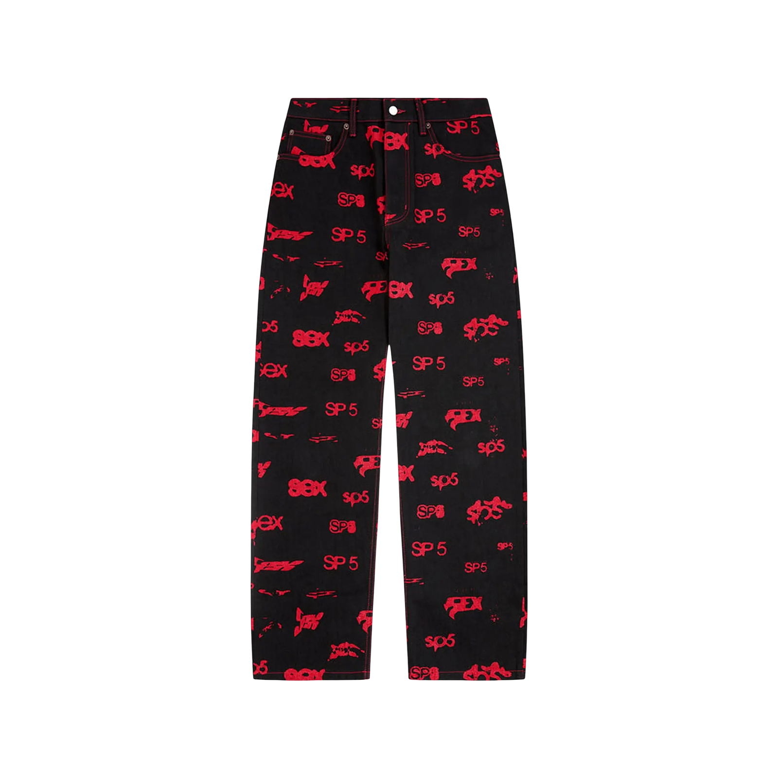 5EX AOP DENIM PANTS « BLACK »