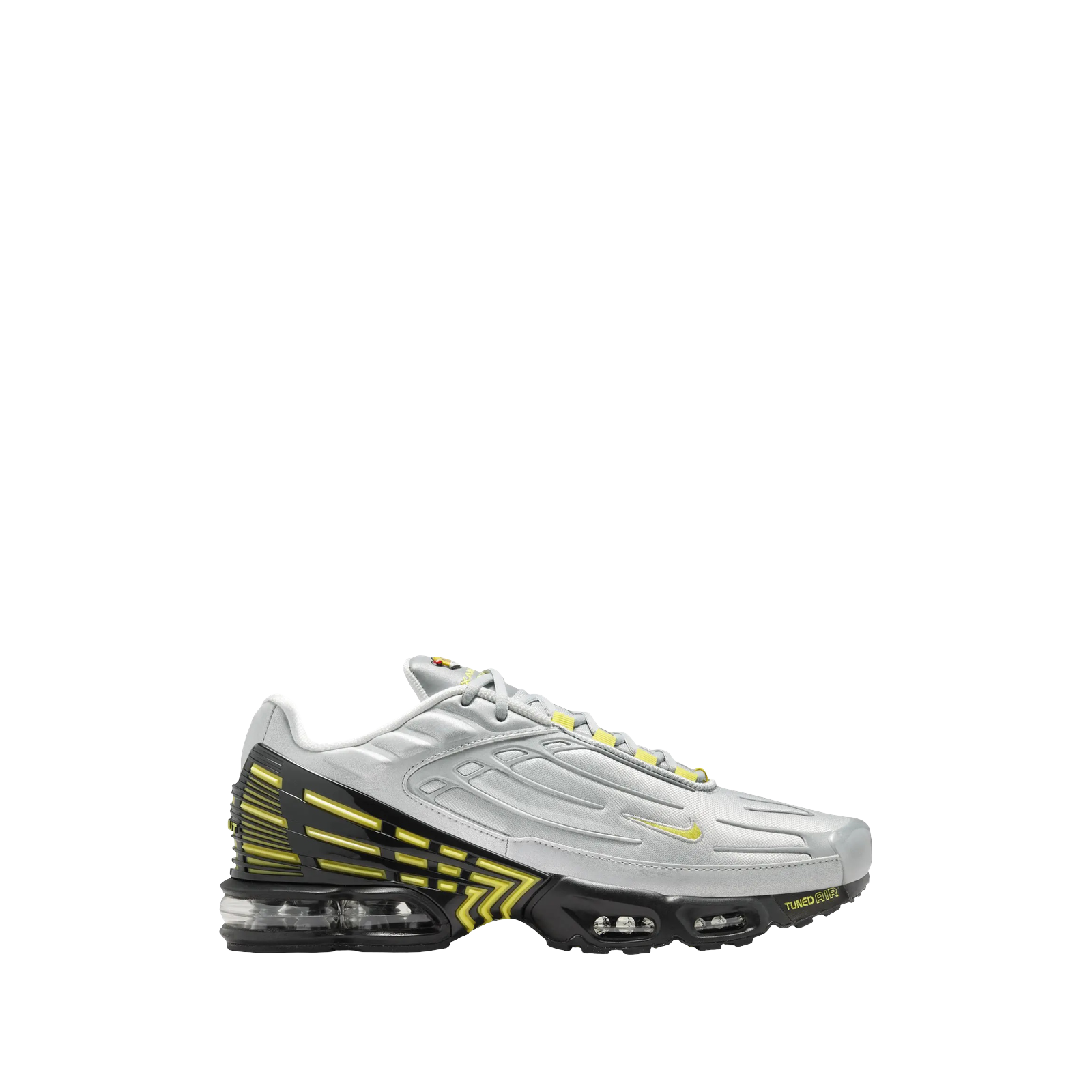 AIR MAX PLUS 3 « METALLIC SILVER OPTI YELLOW »