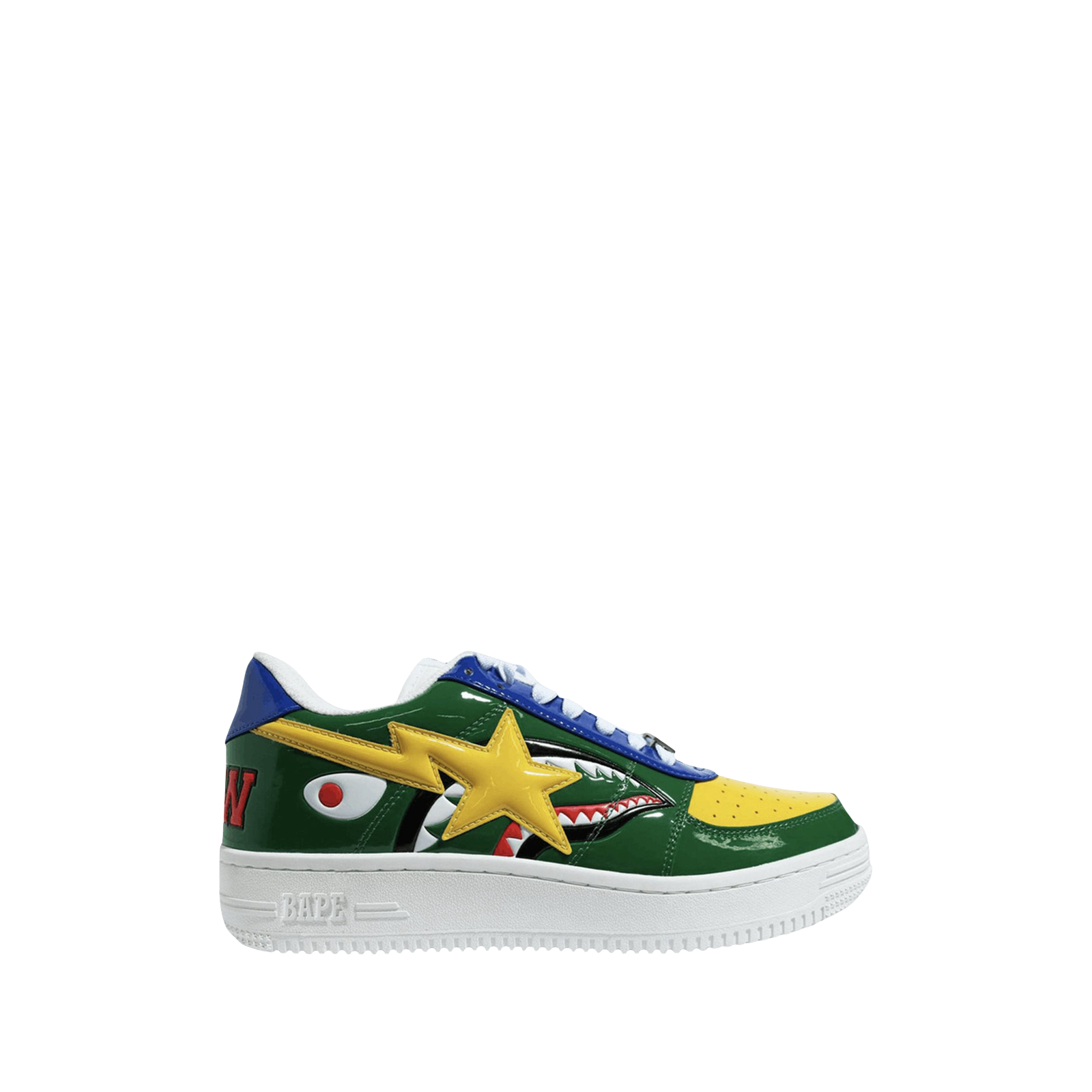 BAPESTA LOW M2 « GREEN SHARK FACE »
