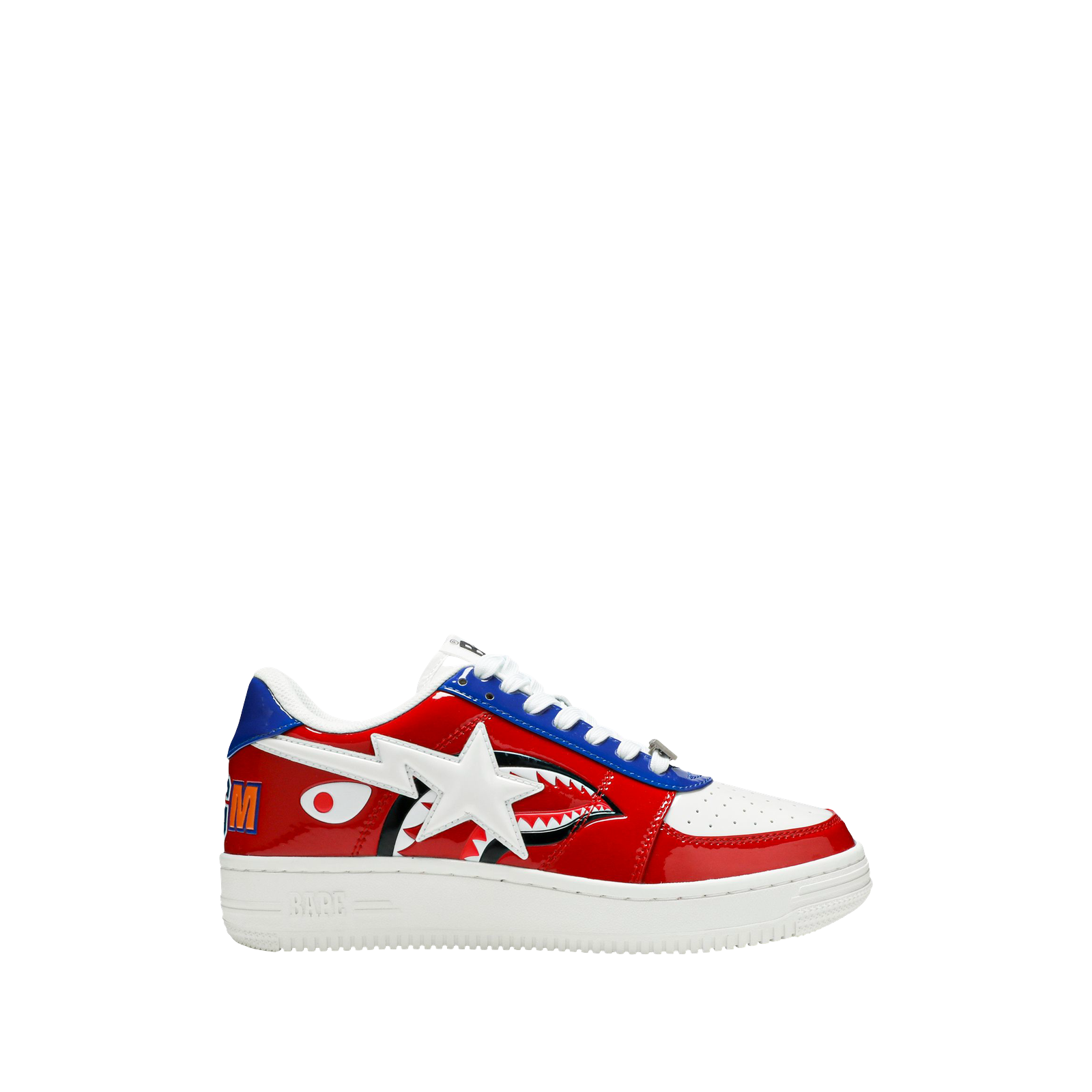 BAPESTA LOW M2 « RED SHARK FACE »