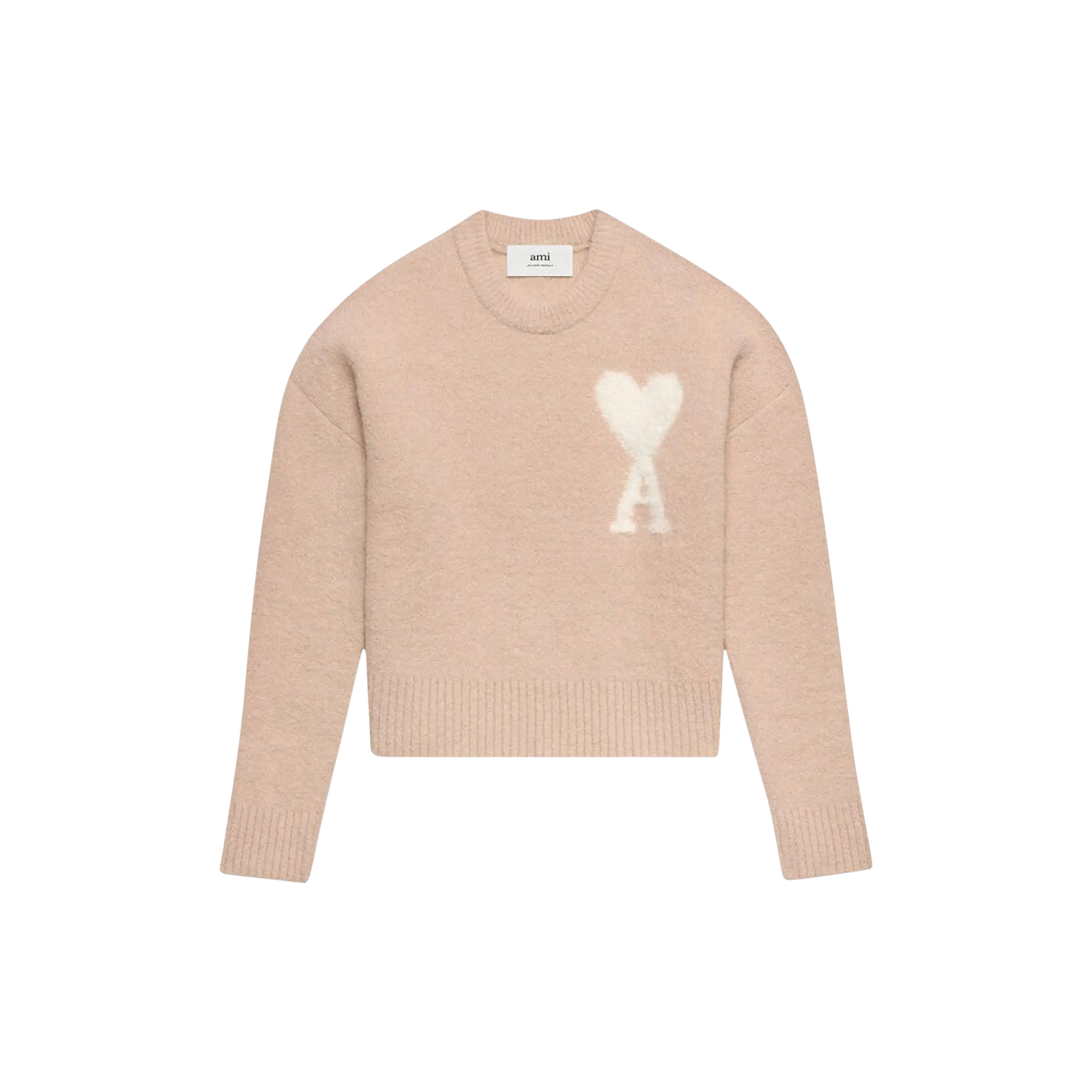BIG LOGO SWEATER « PINK IVORY »
