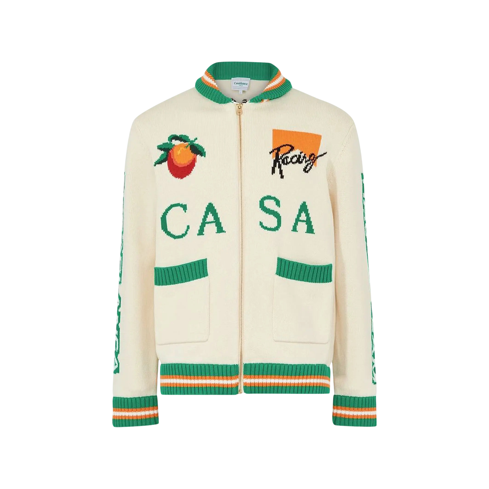 CASA RACING INTARSIA KNIT « OFF WHITE »