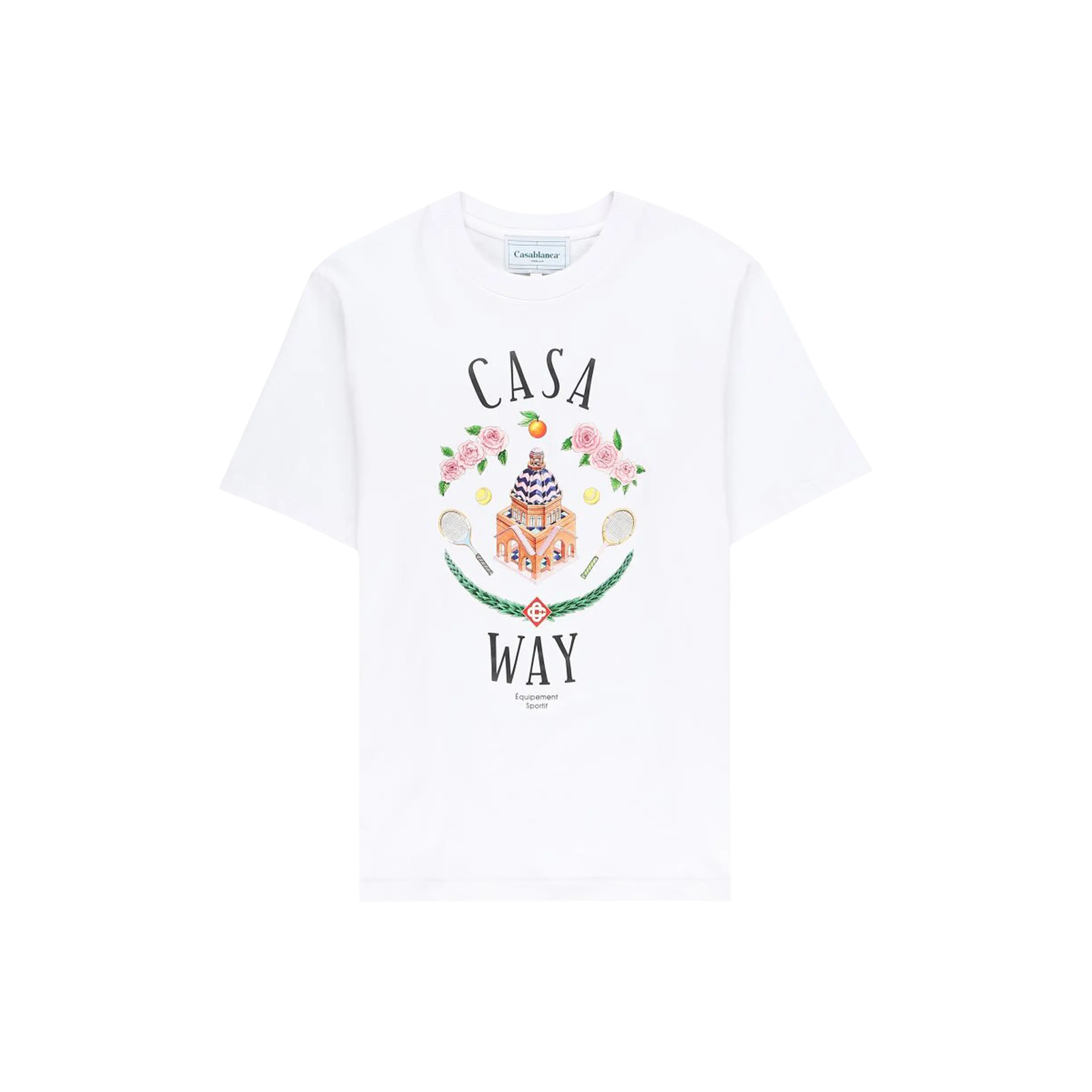 CASA WAY PRINTED T-SHIRT « WHITE »