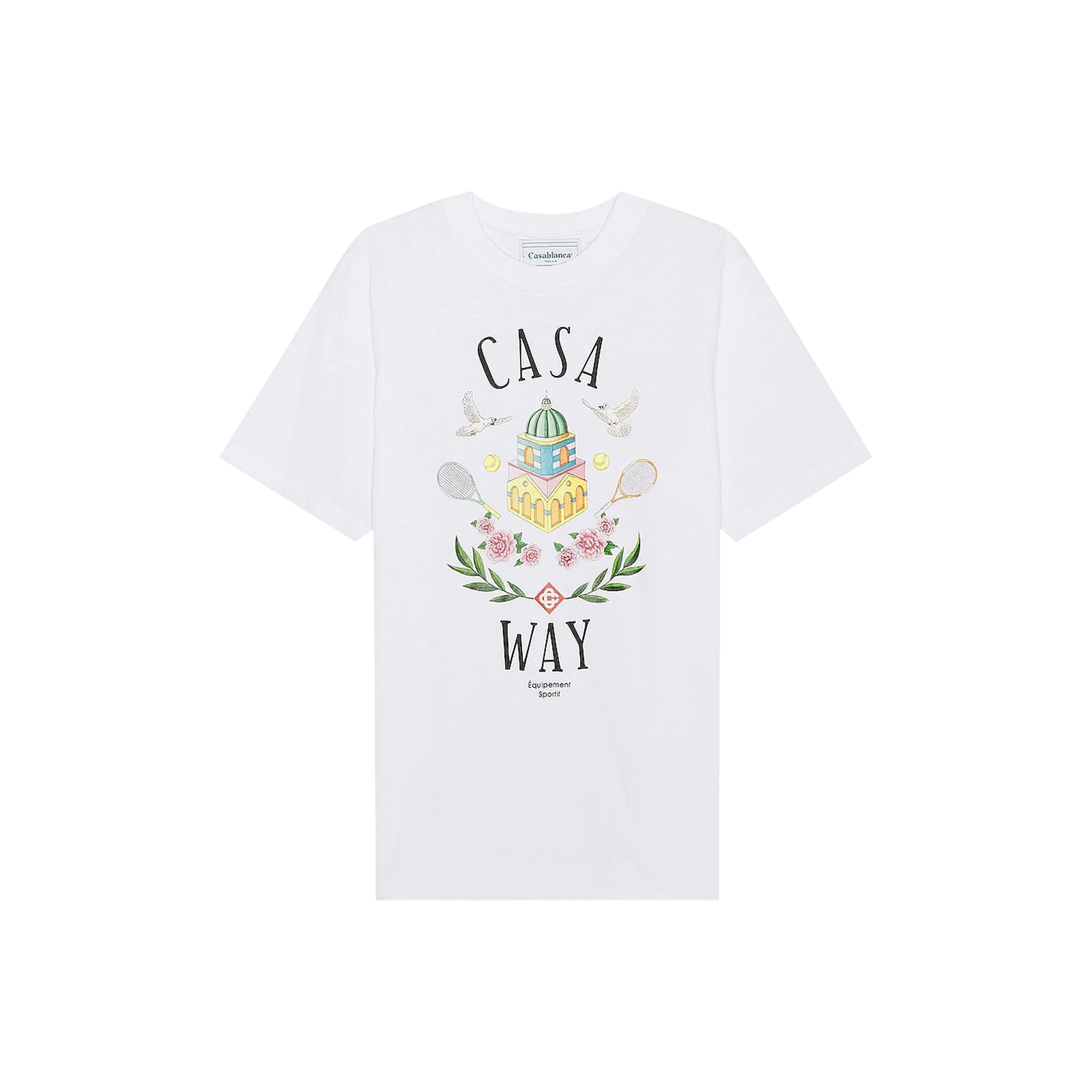 CASA WAY PRINTED T-SHIRT « WHITE »
