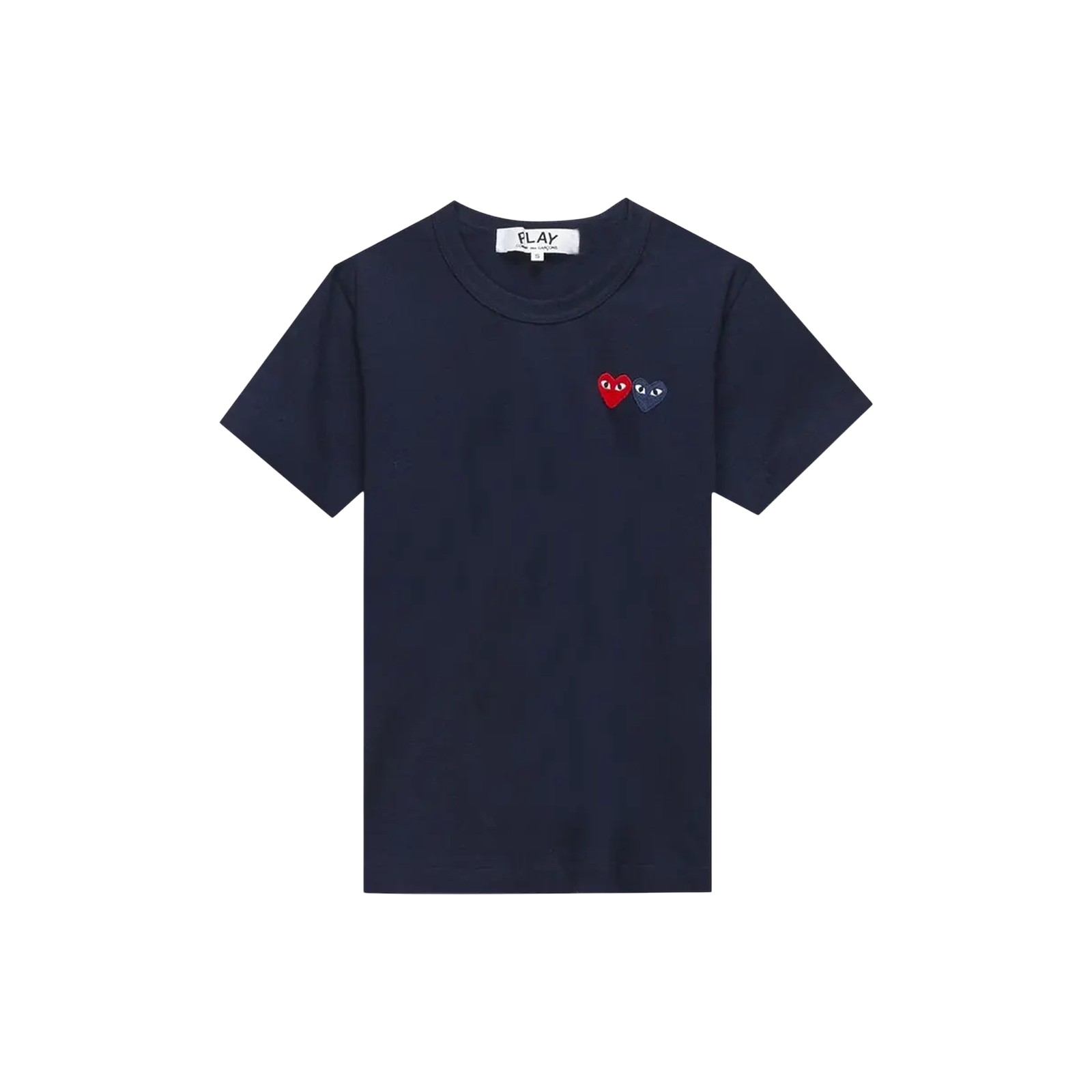 PLAY DOUBLE HEART TEE « NAVY »