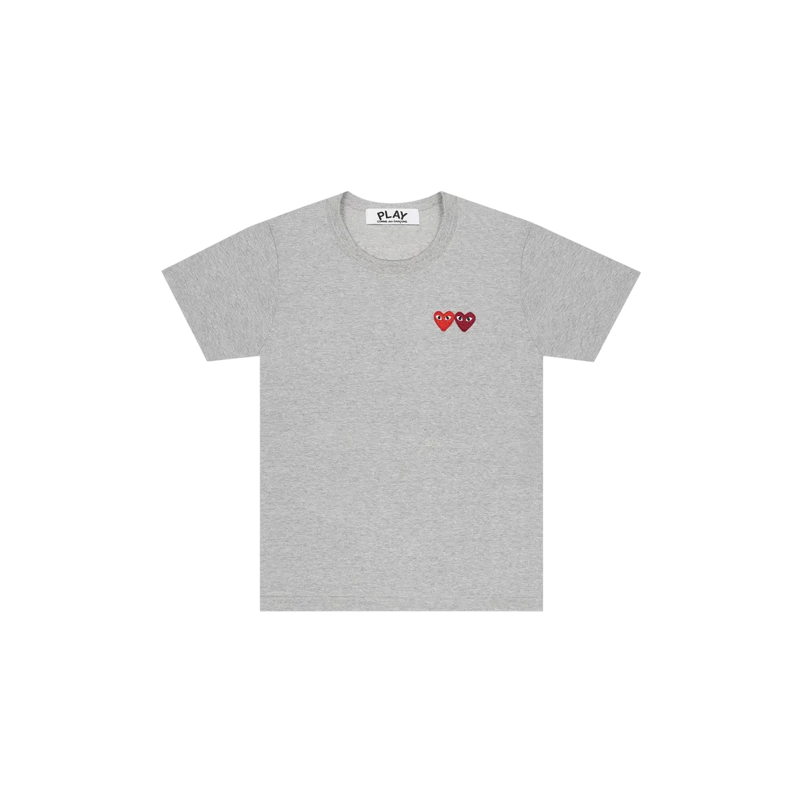 PLAY DOUBLE HEART T-SHIRT « GREY »