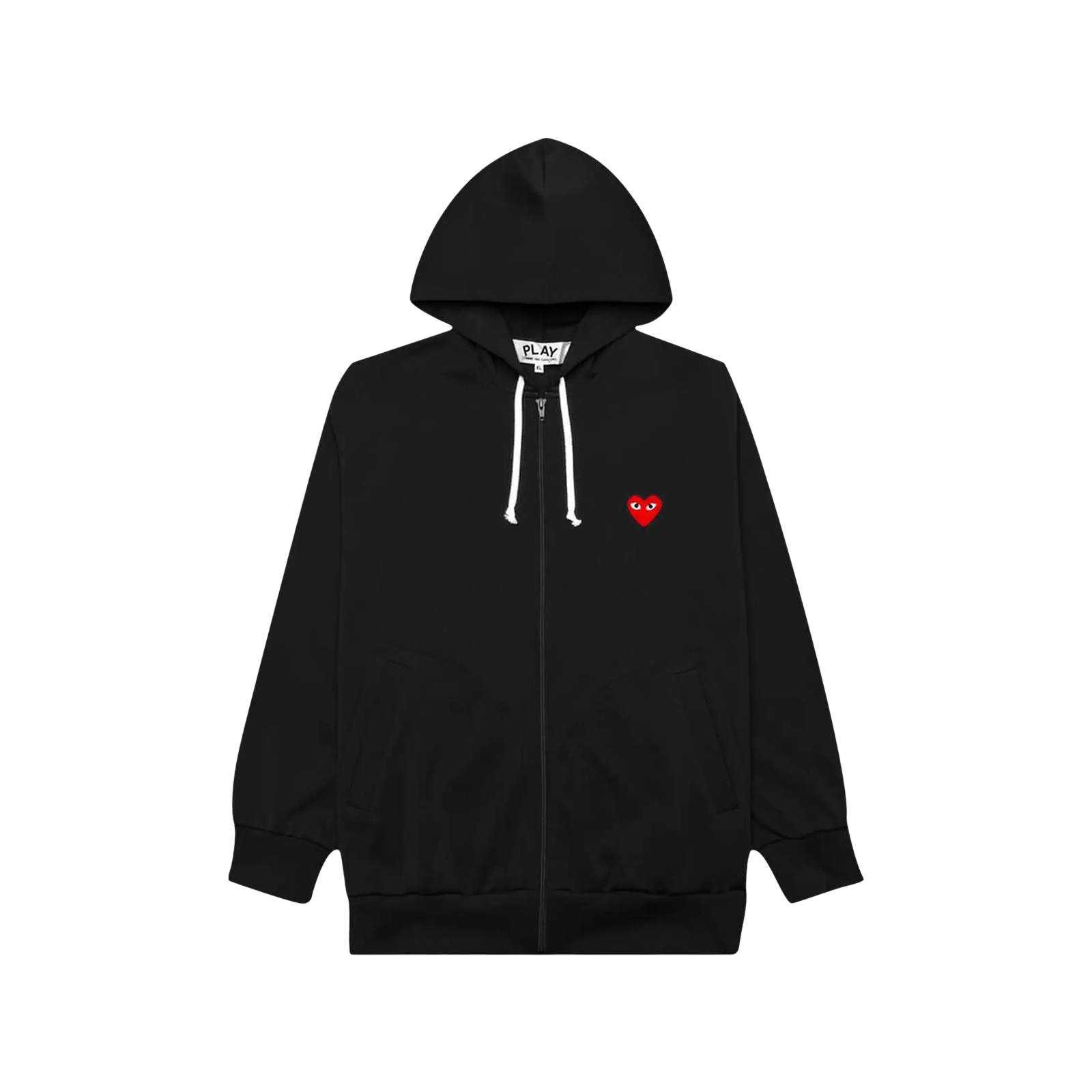PLAY HEART HOODED SWEATSHIRT « BLACK »