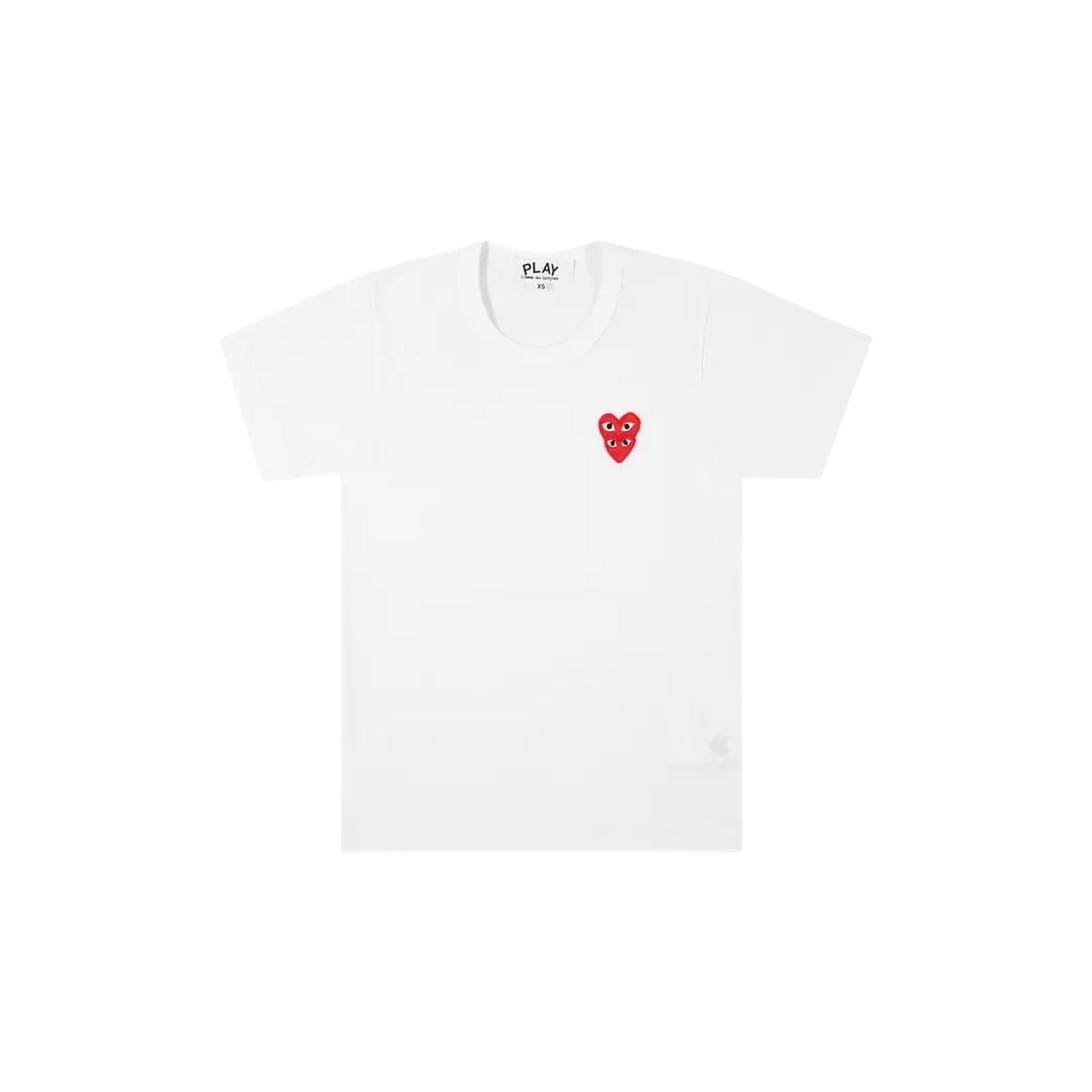 PLAY HEART LOGO SHORT-SLEEVE T-SHIRT « WHITE »