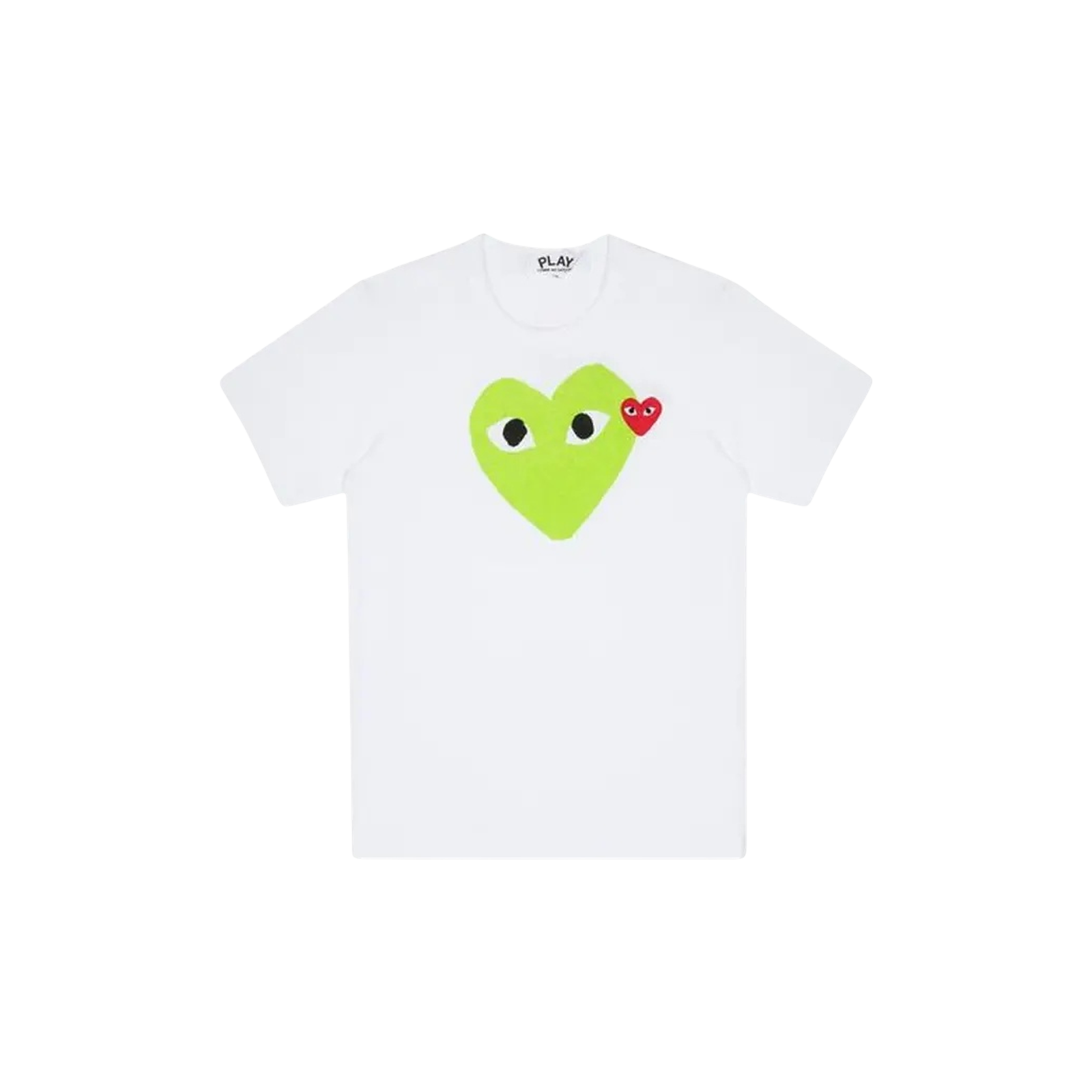 PLAY HEART LOGO T-SHIRT « WHITE/GREEN »