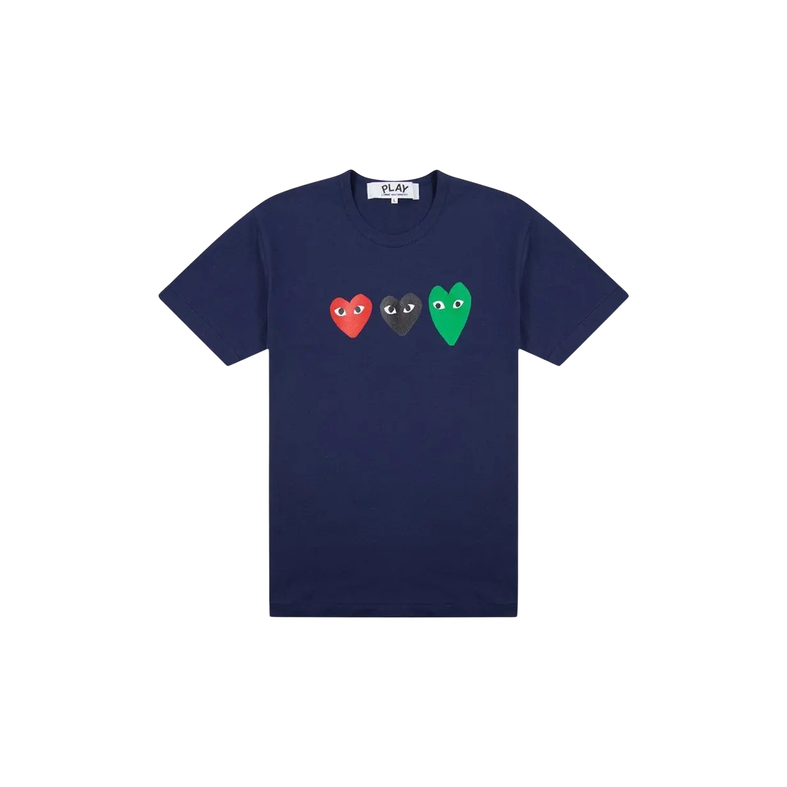 PLAY MULTI HEART T-SHIRT « NAVY »