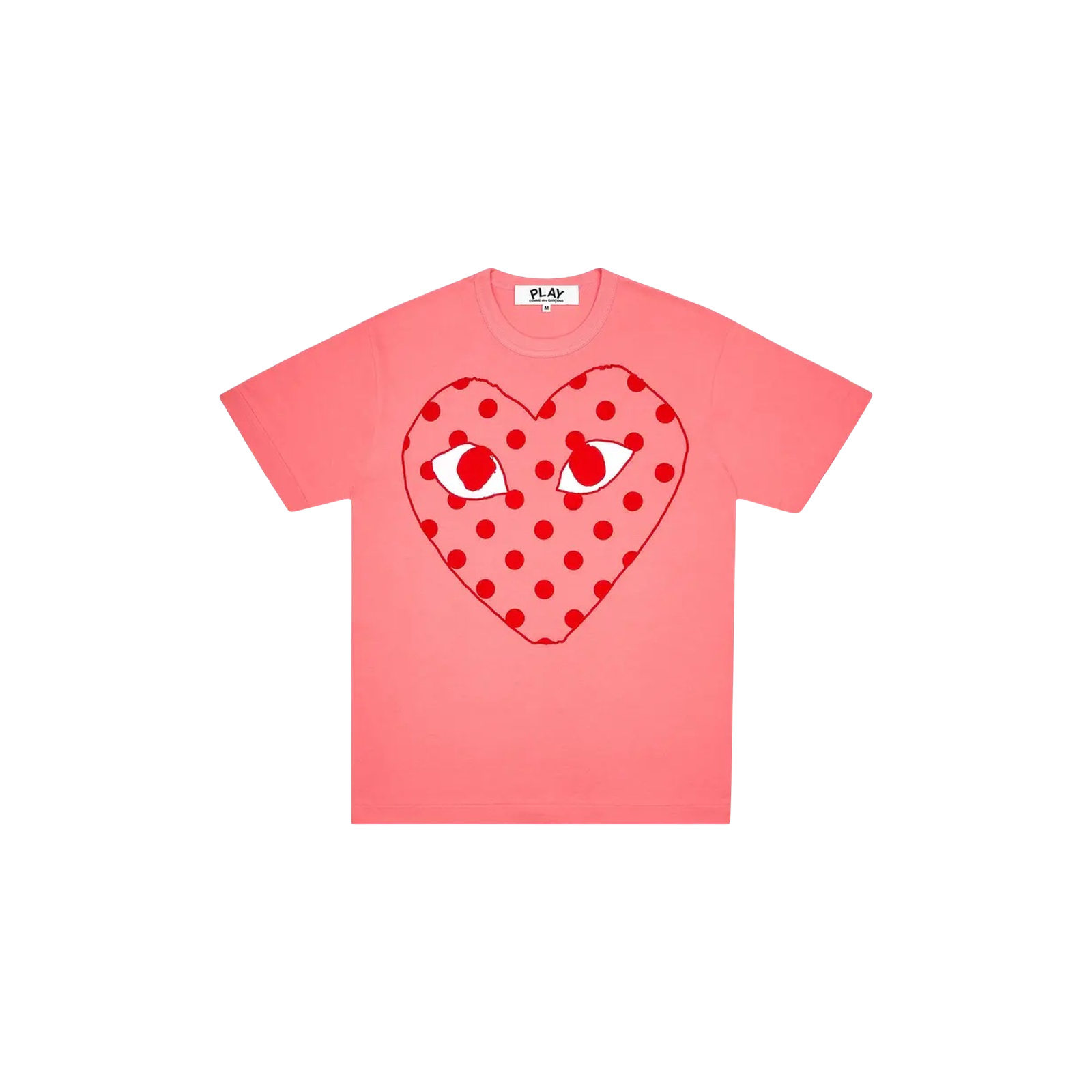 PLAY PASTELLE POLKA DOT LOGO T-SHIRT « PINK »