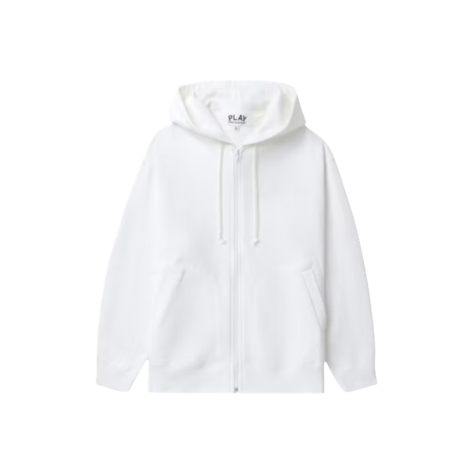 PLAY PLAY ZIP HOODED SWEATSHIRT « WHITE »