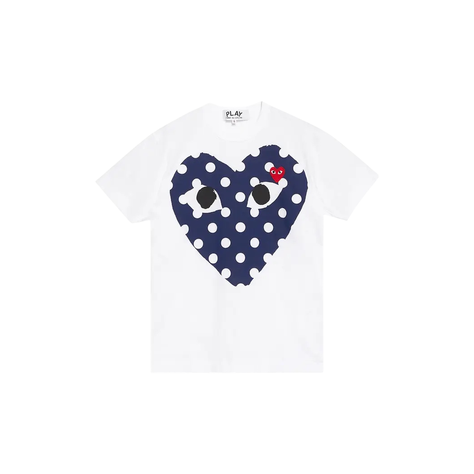 PLAY POLKA DOT FULL HEART T-SHIRT « WHITE »