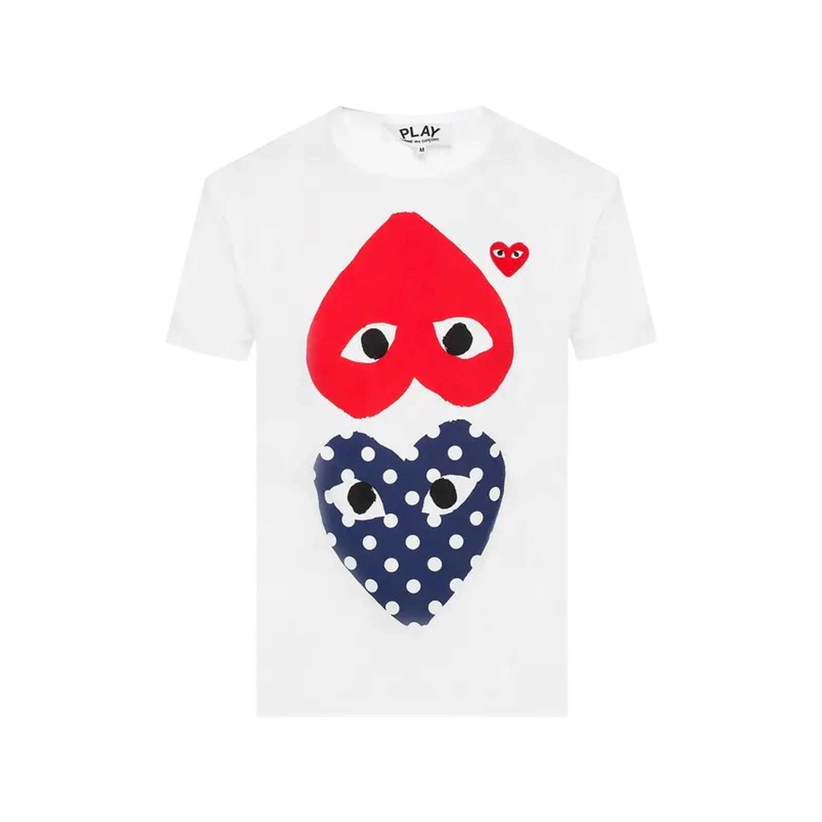 PLAY POLKA DOT MIX HEART T-SHIRT « WHITE »