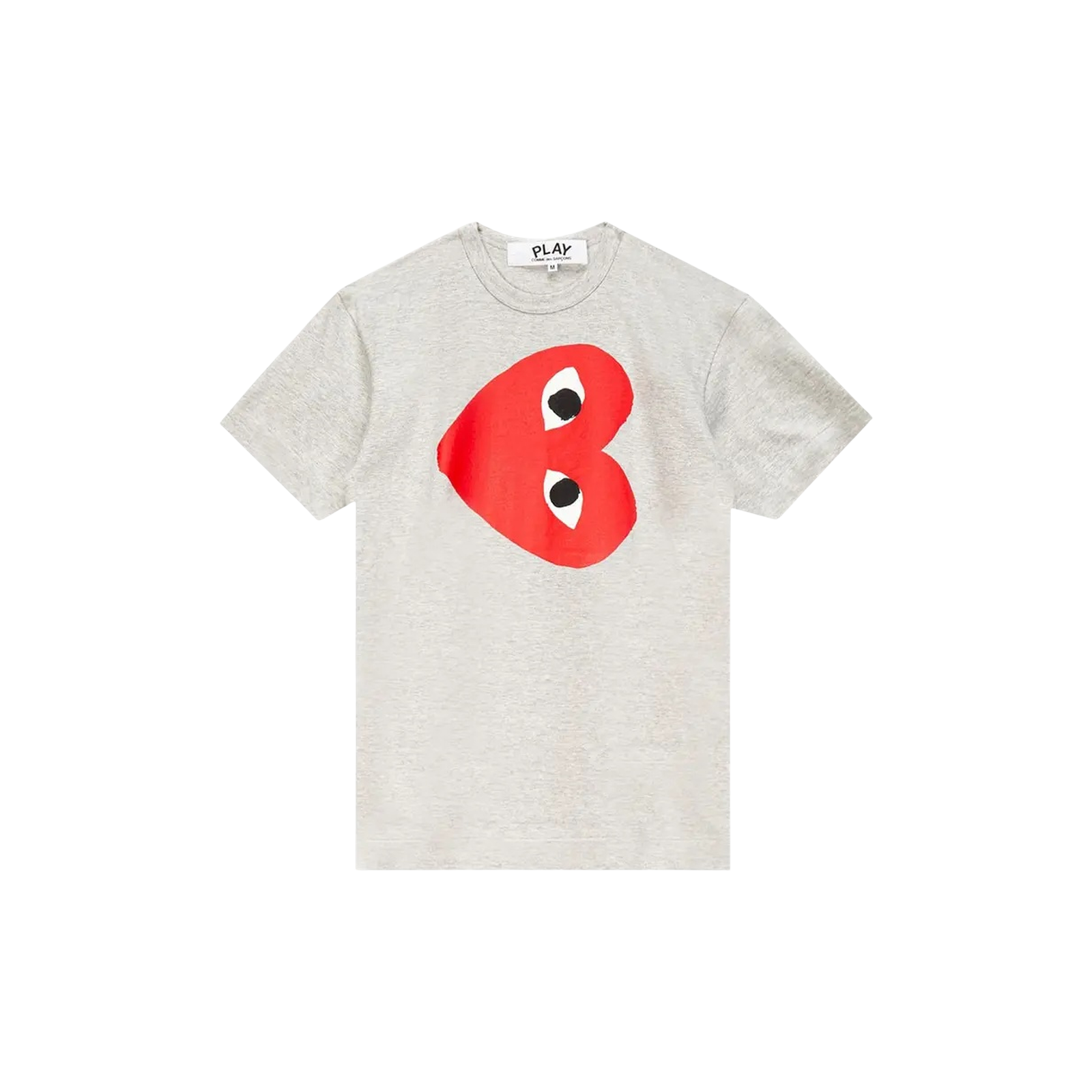 PLAY SIDEWAYS HEART TEE « GREY »