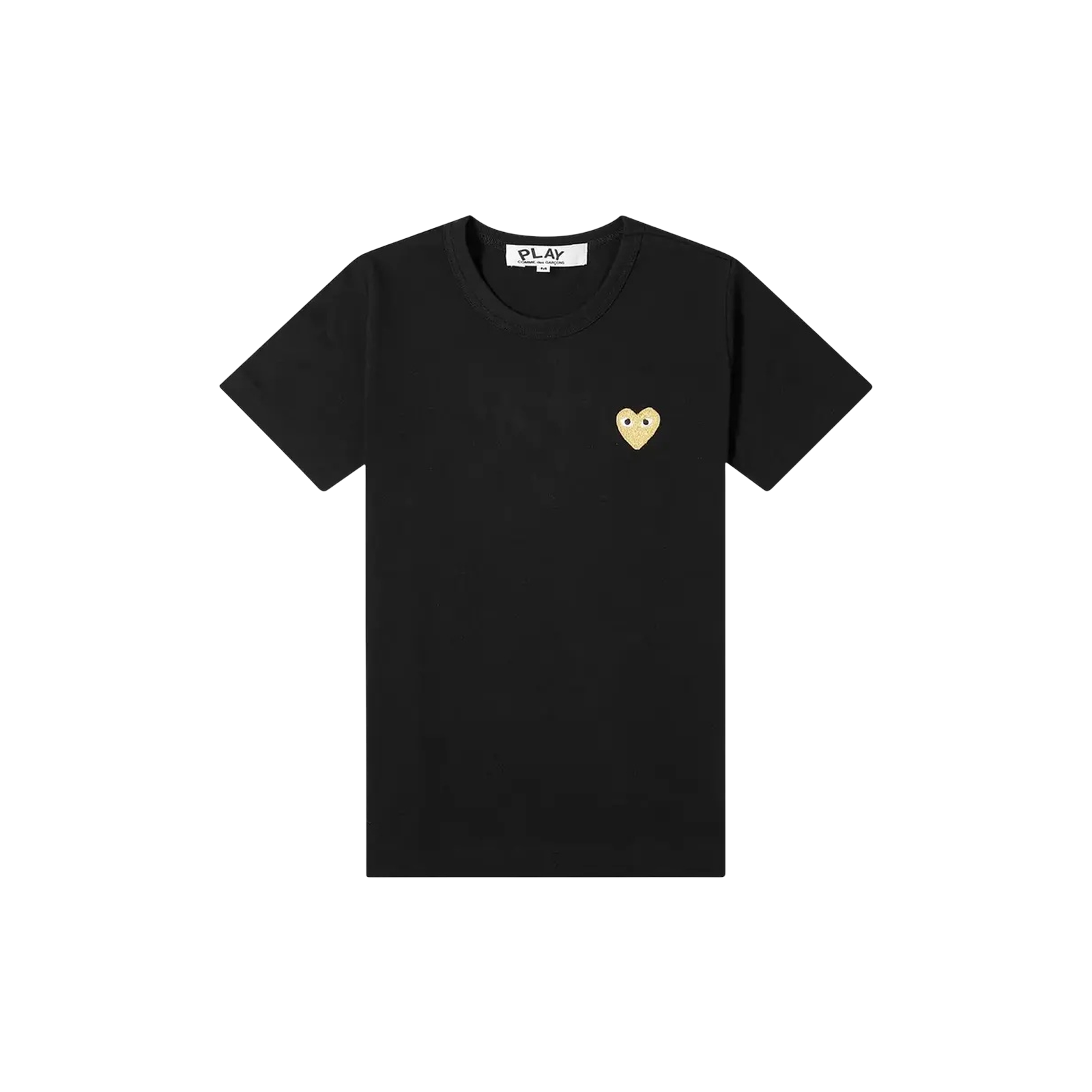 PLAY SMALL HEART LOGO T-SHIRT « BLACK »