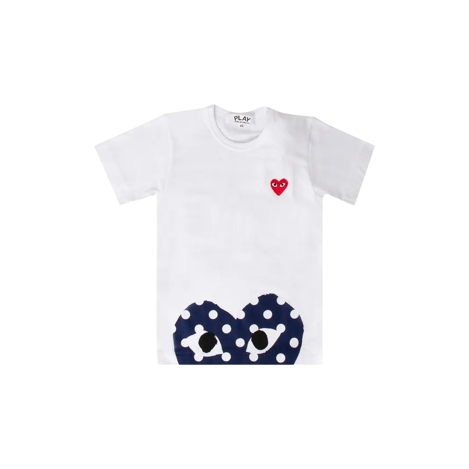 PLAY T-SHIRT WITH POLKA DOT HEART « WHITE »