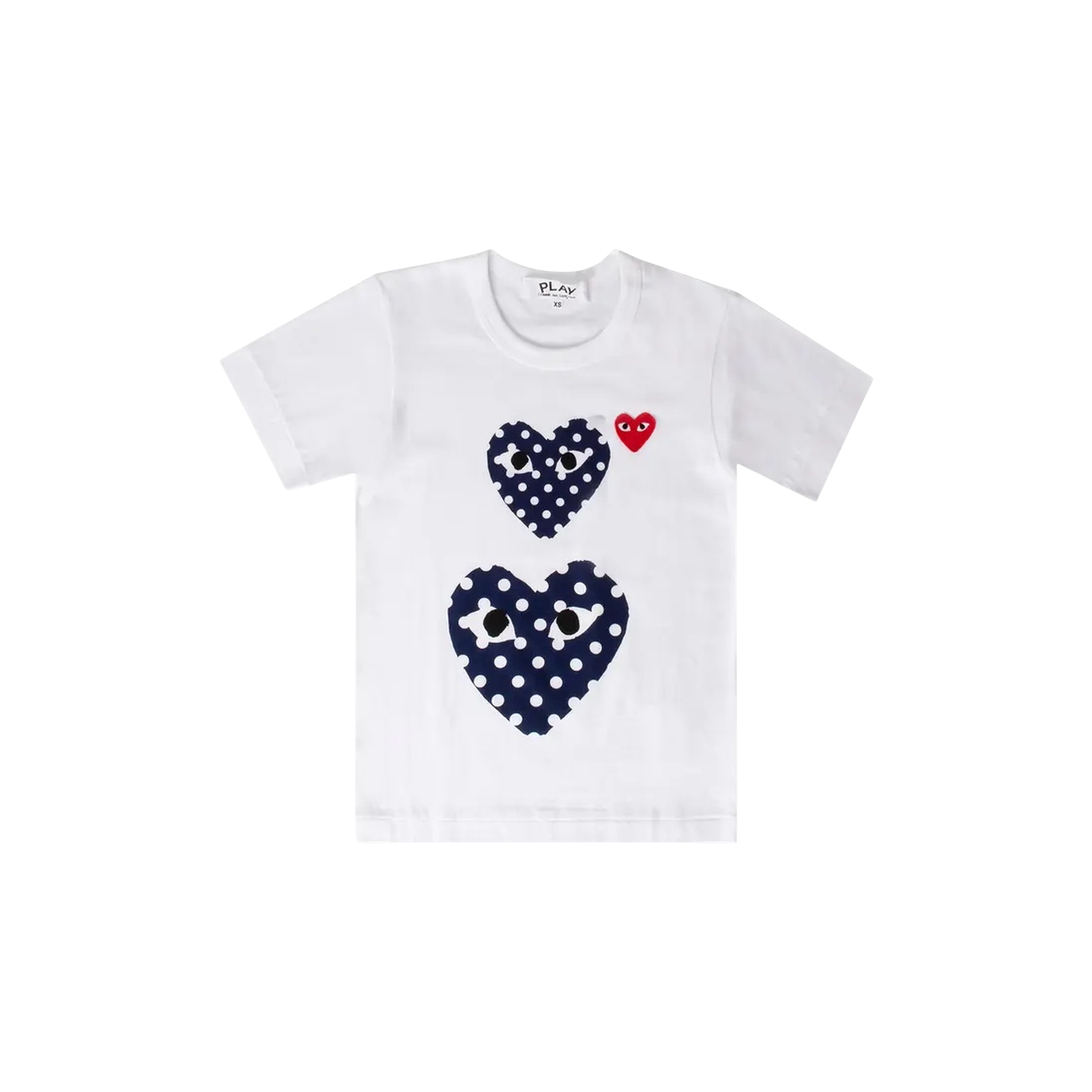 PLAY T-SHIRT WITH POLKA DOT HEART « WHITE »