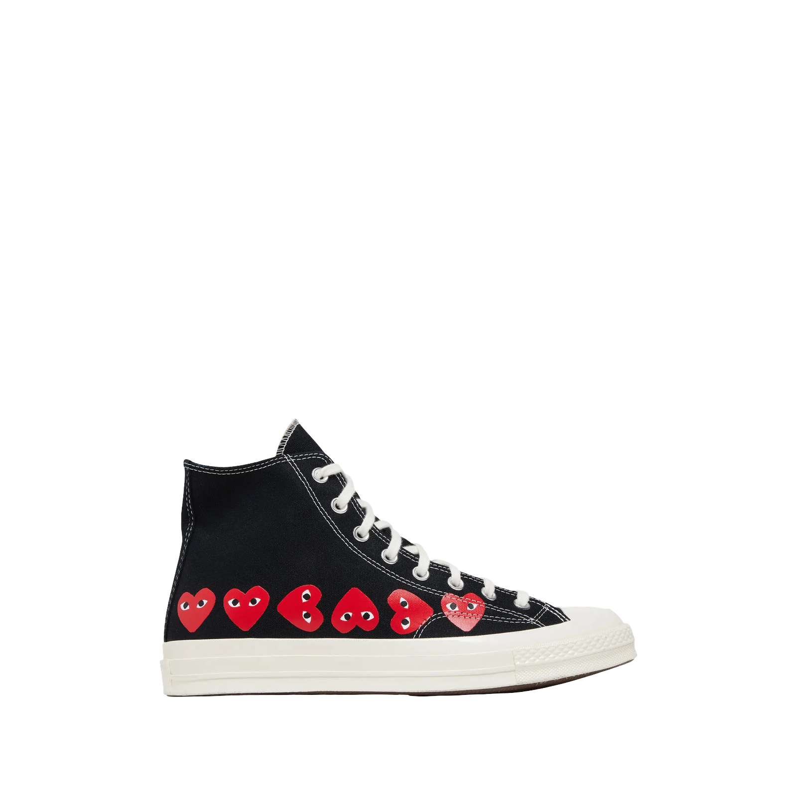COMME DES GARÇONS X CHUCK 70 HIGH « MULTI HEART – BLACK »