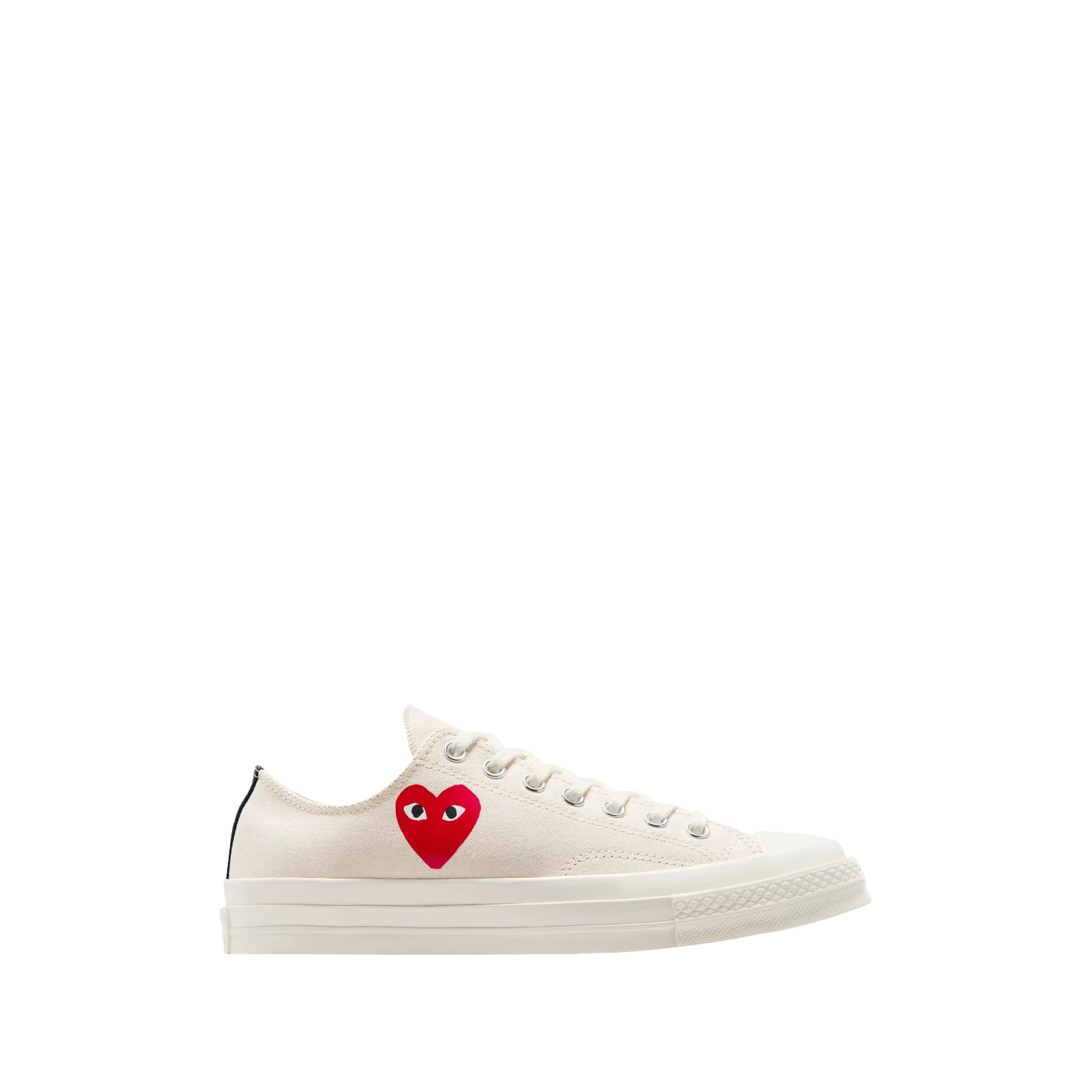 COMME DES GARÇONS X CHUCK 70 LOW « SINGLE HEART – MILK »