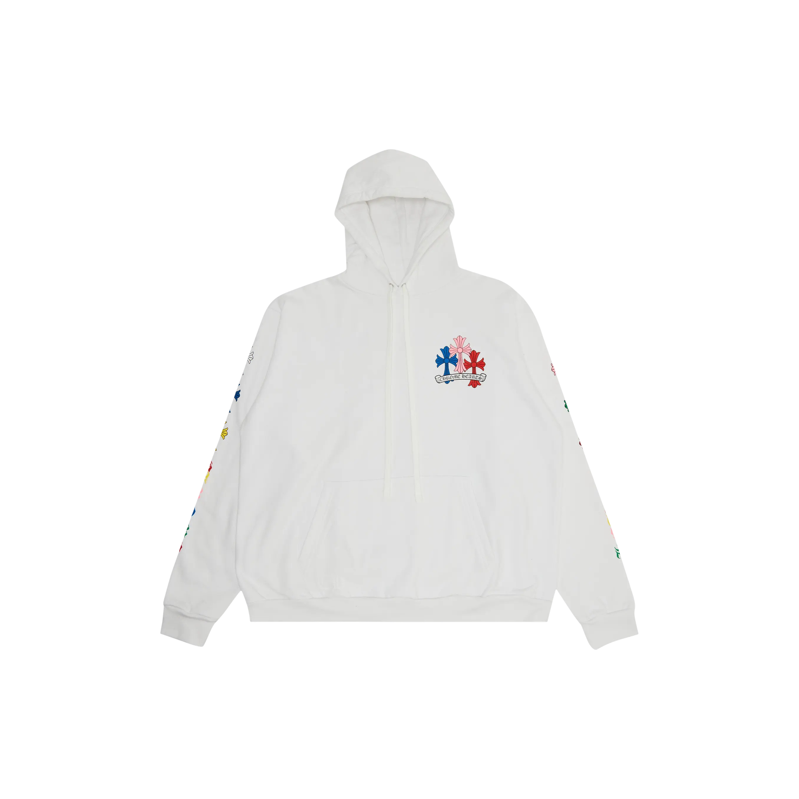 CROSS HOODIE « WHITE/MULTICOLOR »