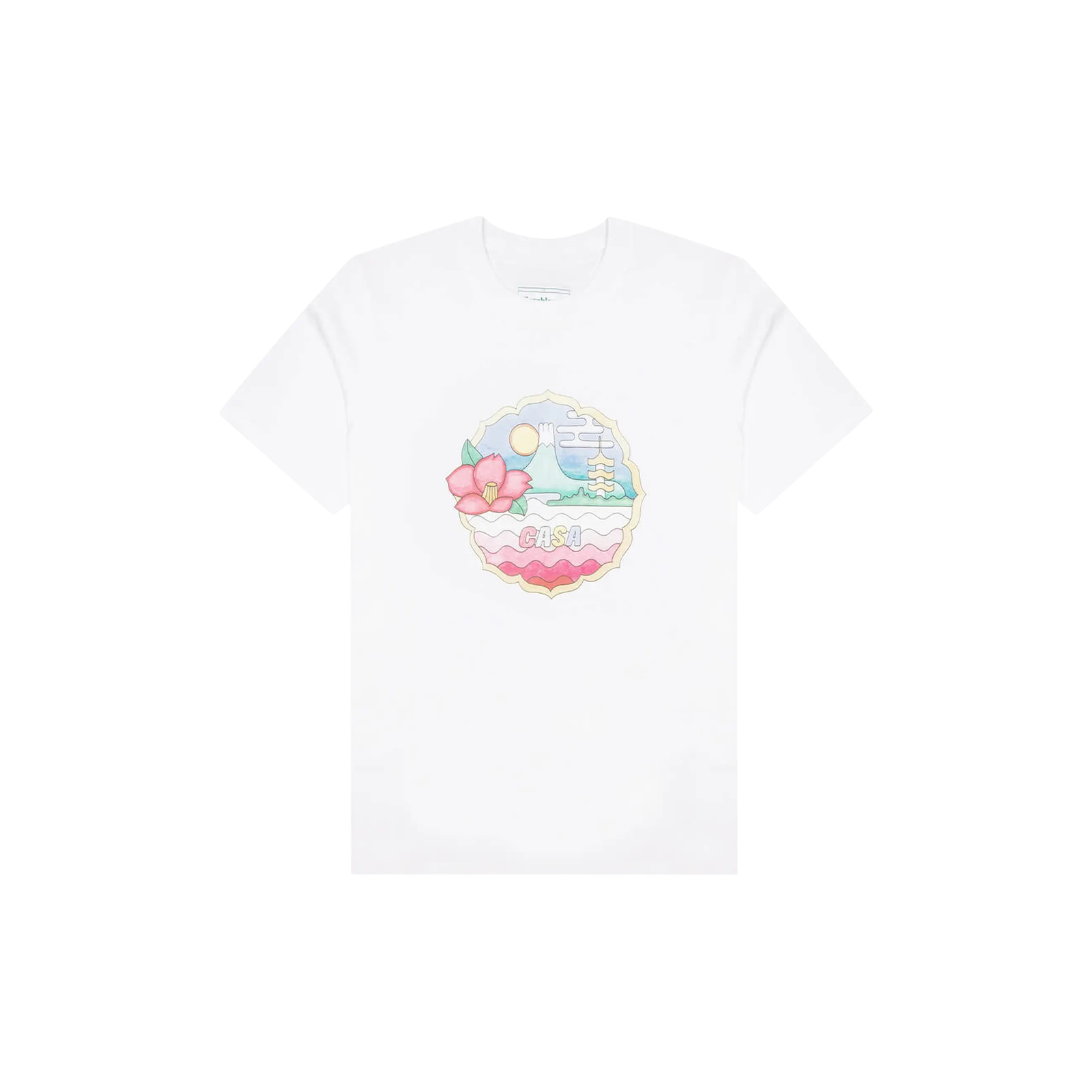 FLEUR SCREEN PRINTED T-SHIRT « WHITE »
