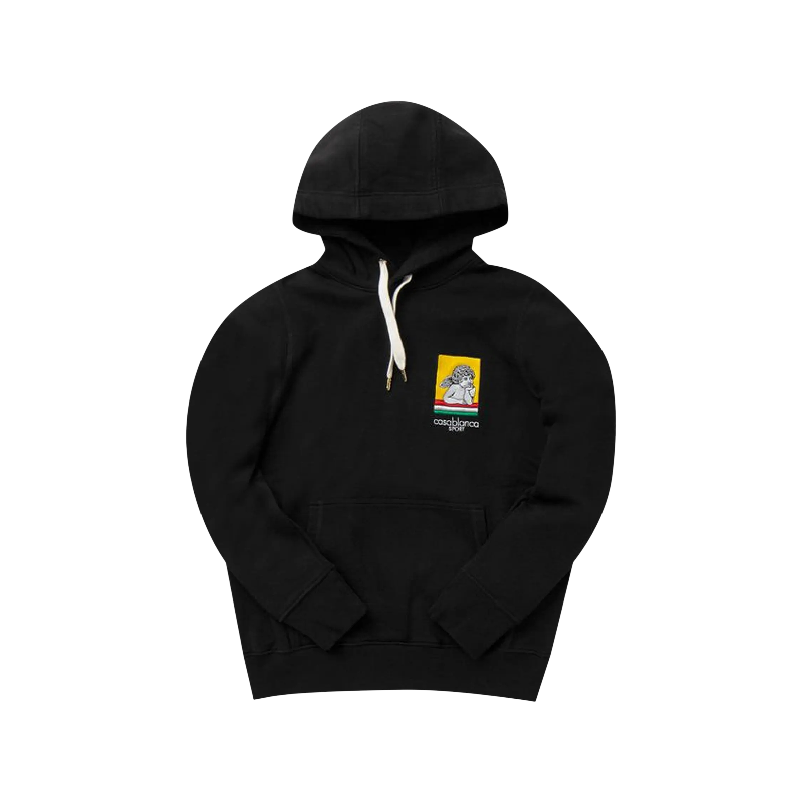 GRAND PRIX LOGO EMROIDERED HOODED SWEATSHIRT « BLACK »