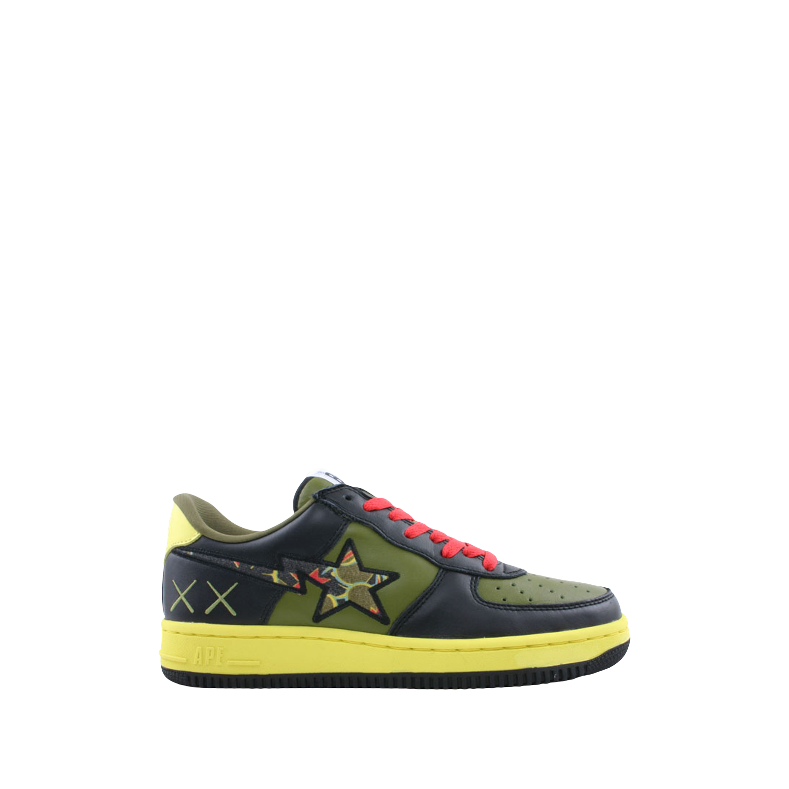 KAWS X BAPESTA FS-001 LOW « OLIVE BLACK »