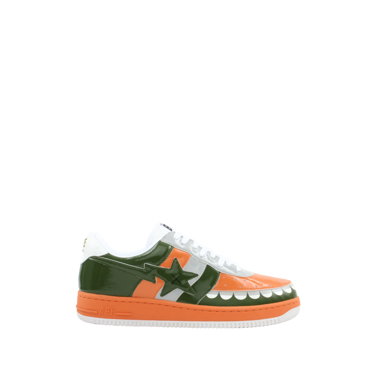 KAWS X BAPESTA FS-029 LOW « CHOMPERS – ORANGE GREEN »