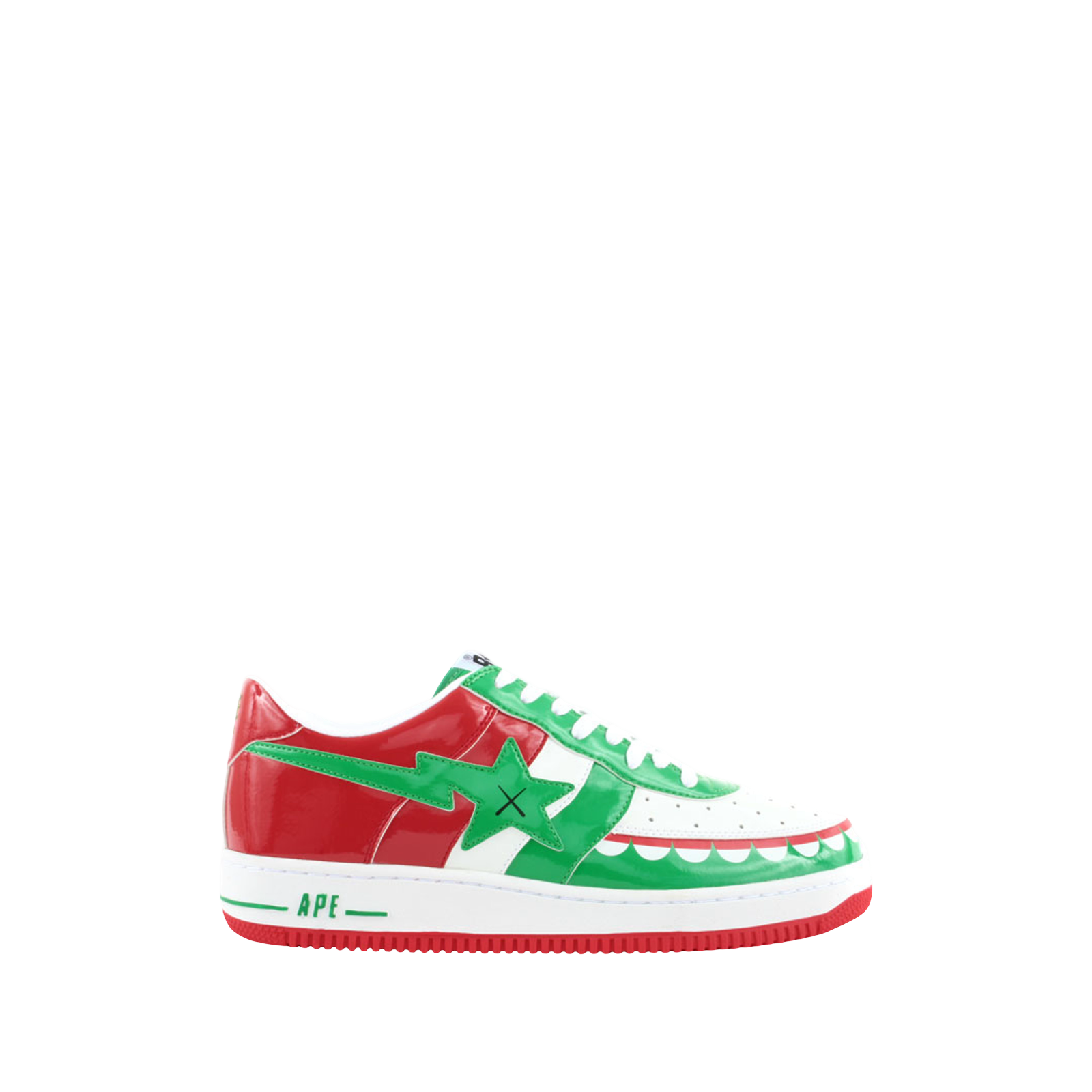 KAWS X BAPESTA FS-029 LOW « CHOMPERS – WHITE GREEN »