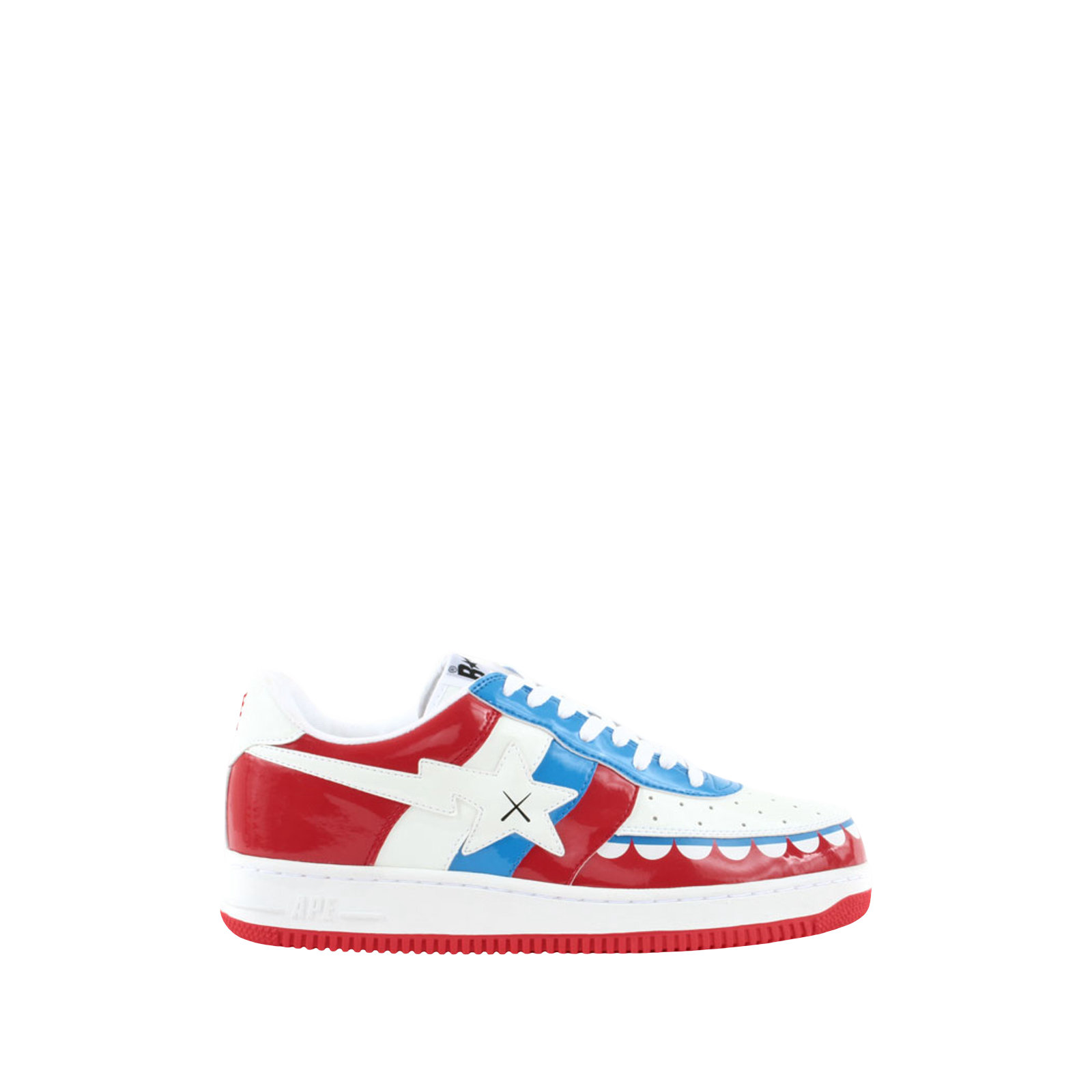KAWS X BAPESTA FS-029 LOW « CHOMPERS – WHITE RED »