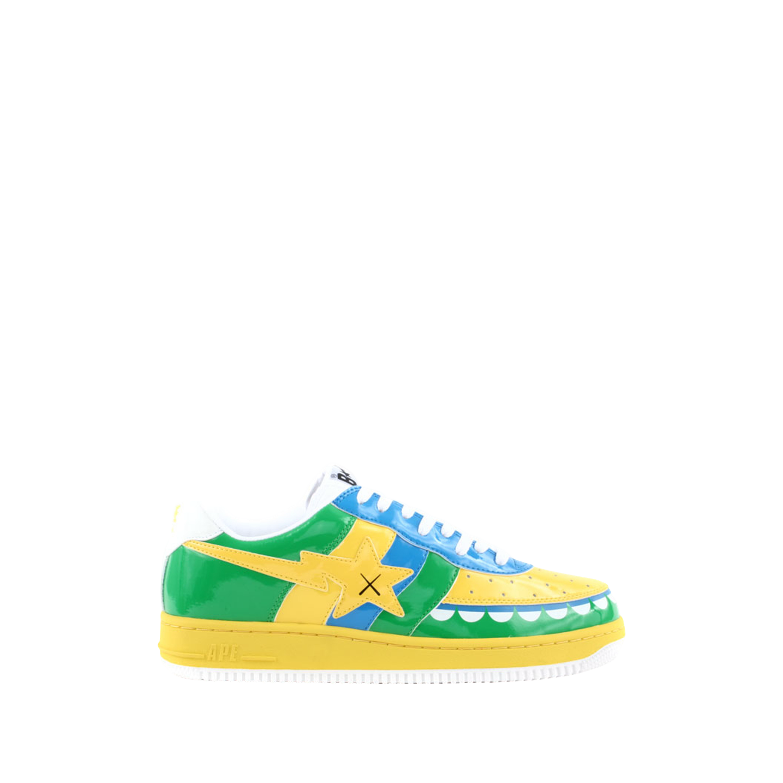 KAWS X BAPESTA FS-029 LOW « CHOMPERS – YELLOW GREEN »