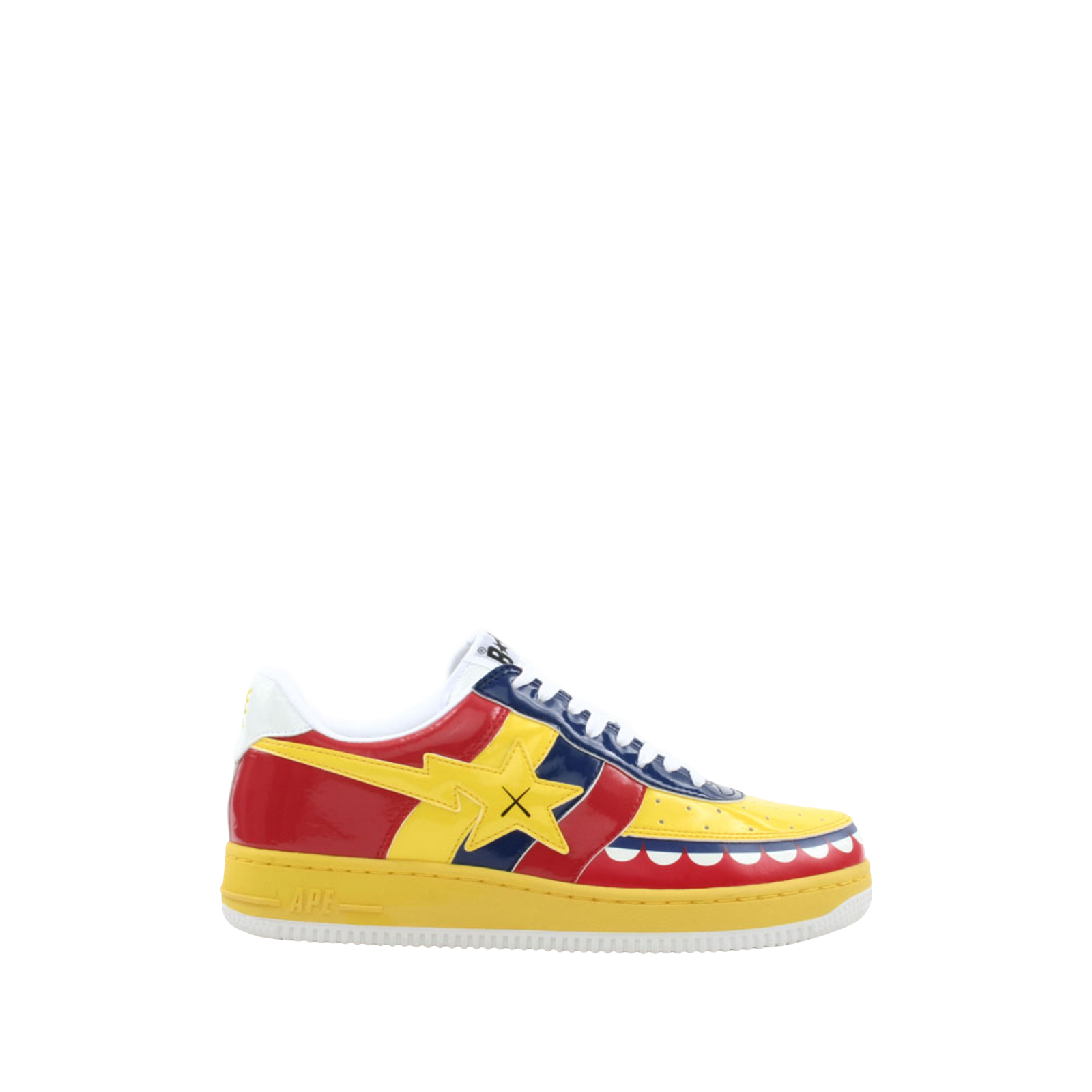 KAWS X BAPESTA FS-029 LOW « CHOMPERS – YELLOW RED »