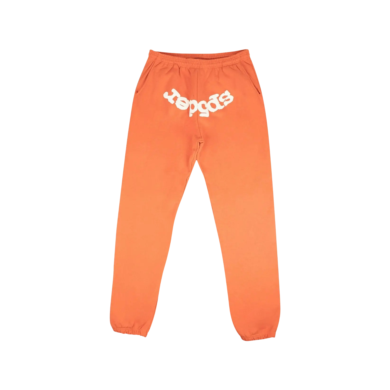 LOGO JOGGER SWEATPANTS « ORANGE/WHITE »