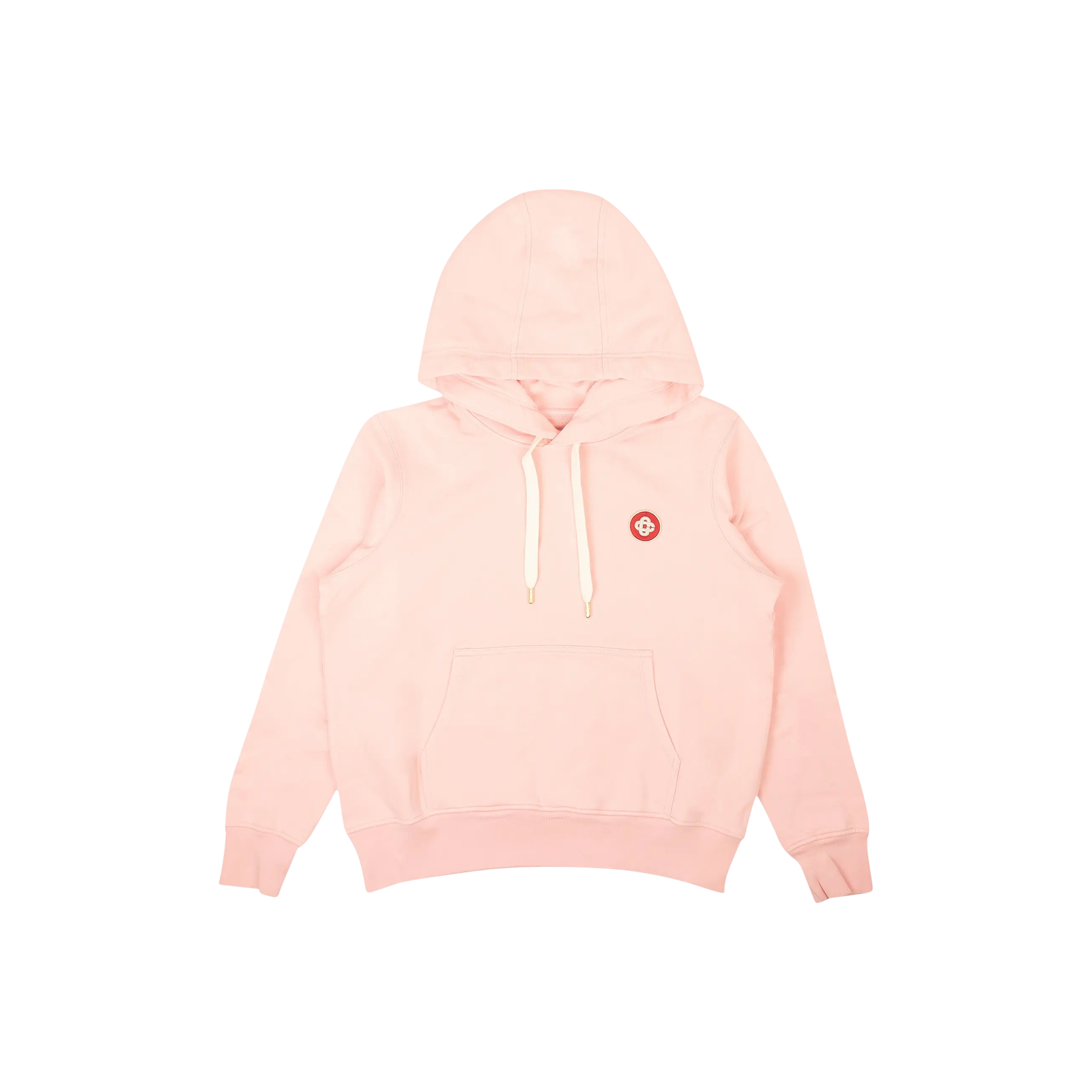 LOGO PATCH HOODIE SWEATSHIRT « PINK »