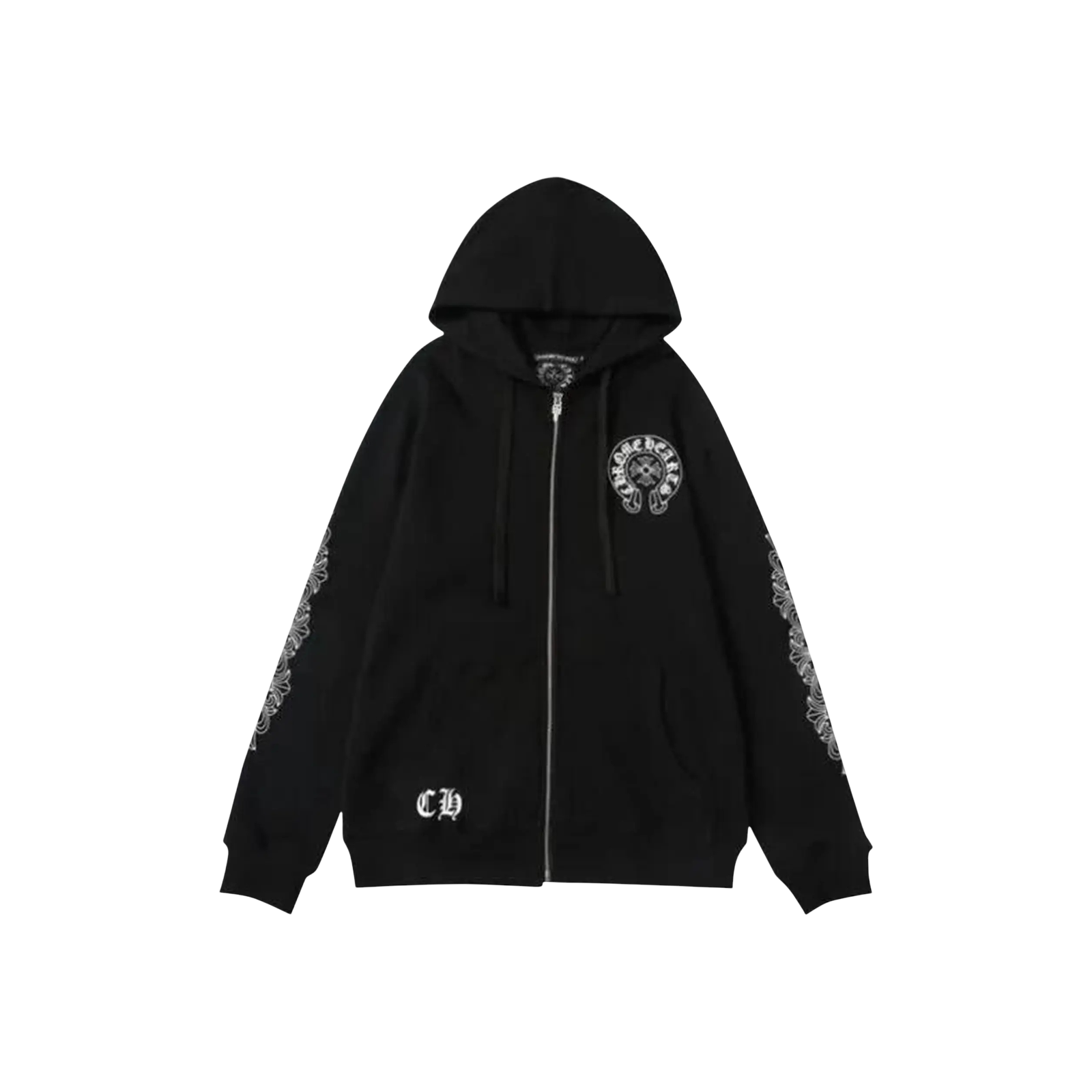 LOS ANGELES ZIP UP HOODIE « BLACK »