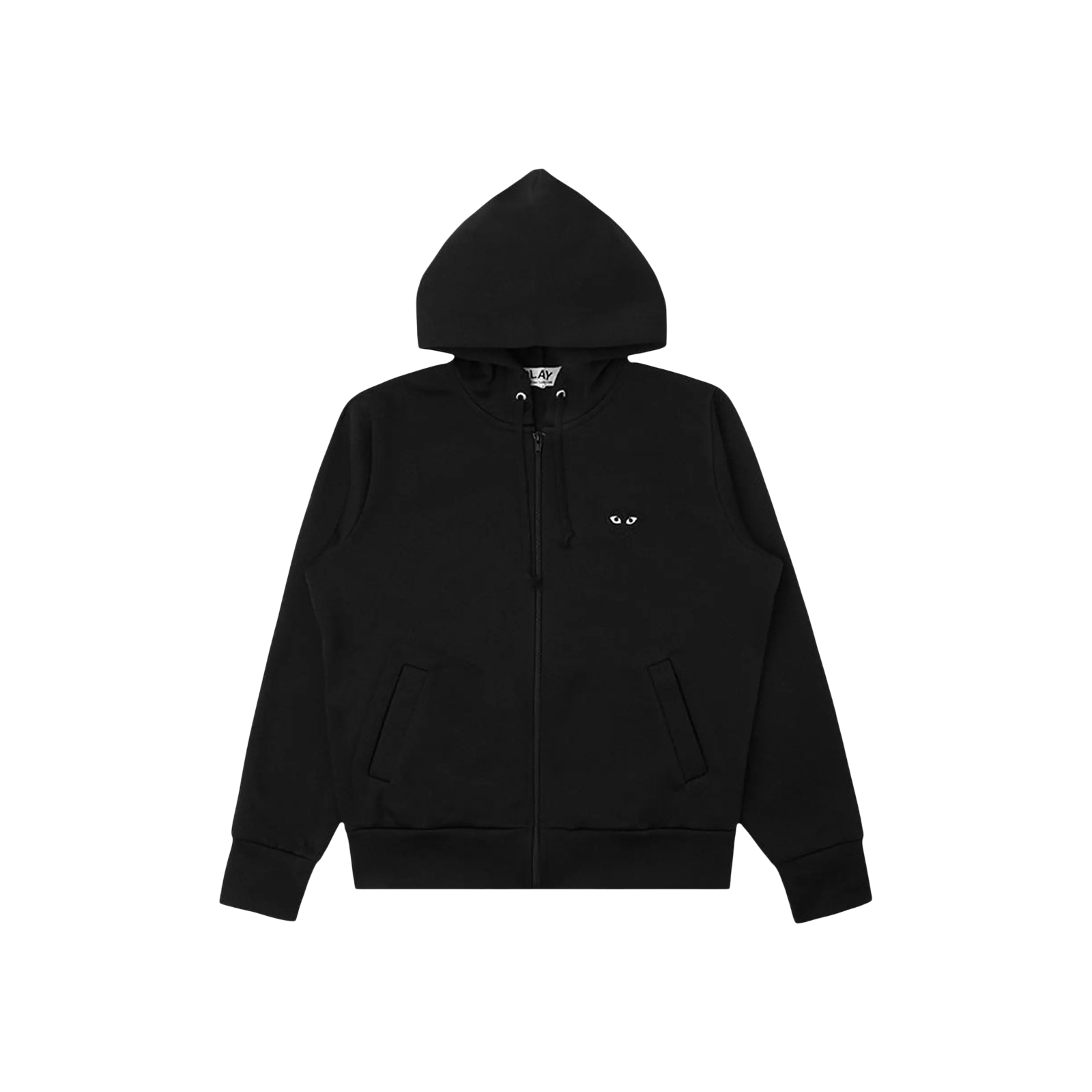 PLAY BIG BLACK HEART HOODED SWEATSHIRT « BLACK »