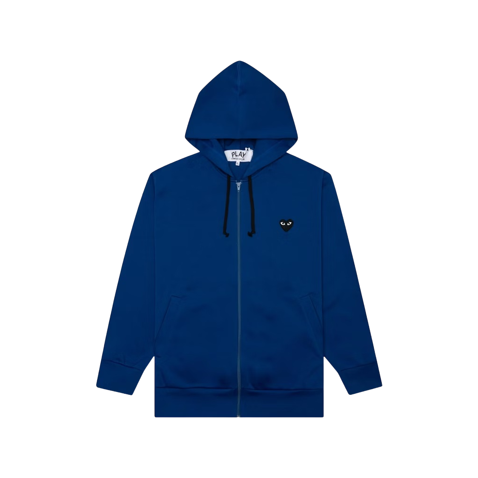 PLAY BIG BLACK HEART HOODED SWEATSHIRT « NAVY »