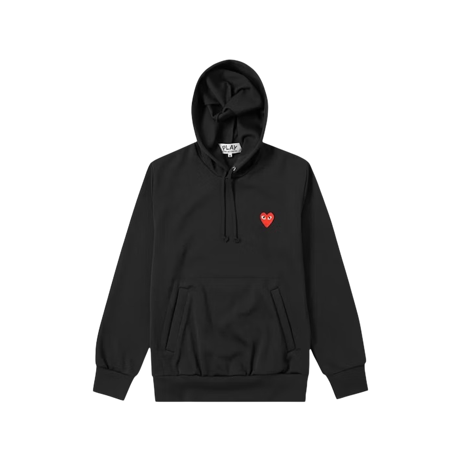 PLAY LOGO PATCH HOODED SWEATSHIRT « BLACK »