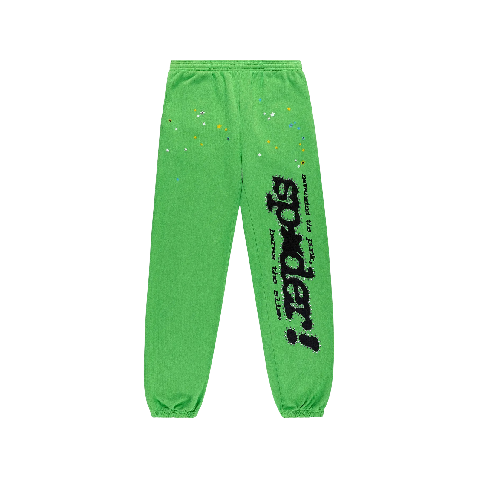 PUNK V2 RHINESTONE SWEATPANT « BRIGHT GREEN »