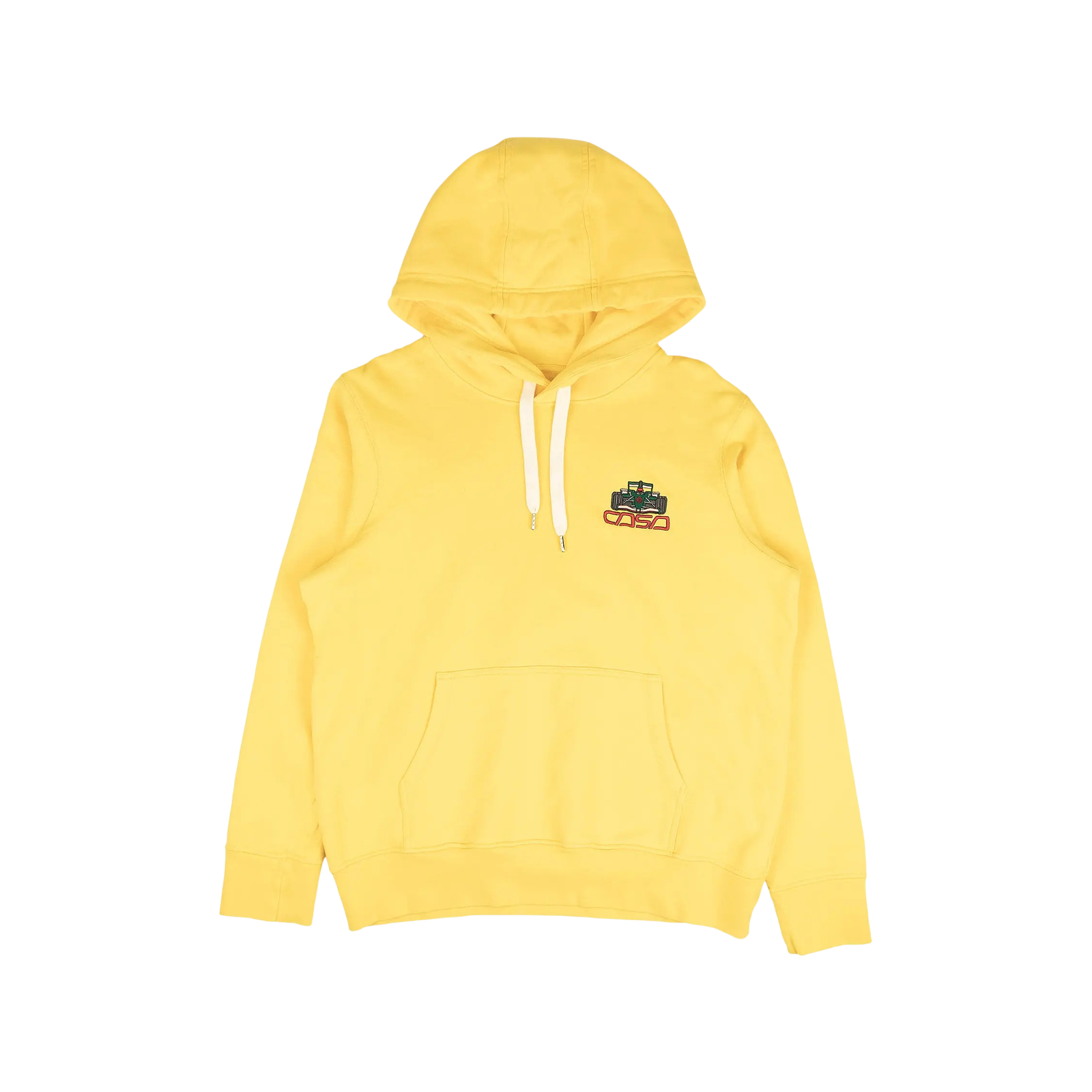 RACING ICON EMBROIDERED HOODED SWEATSHIRT « YELLOW »