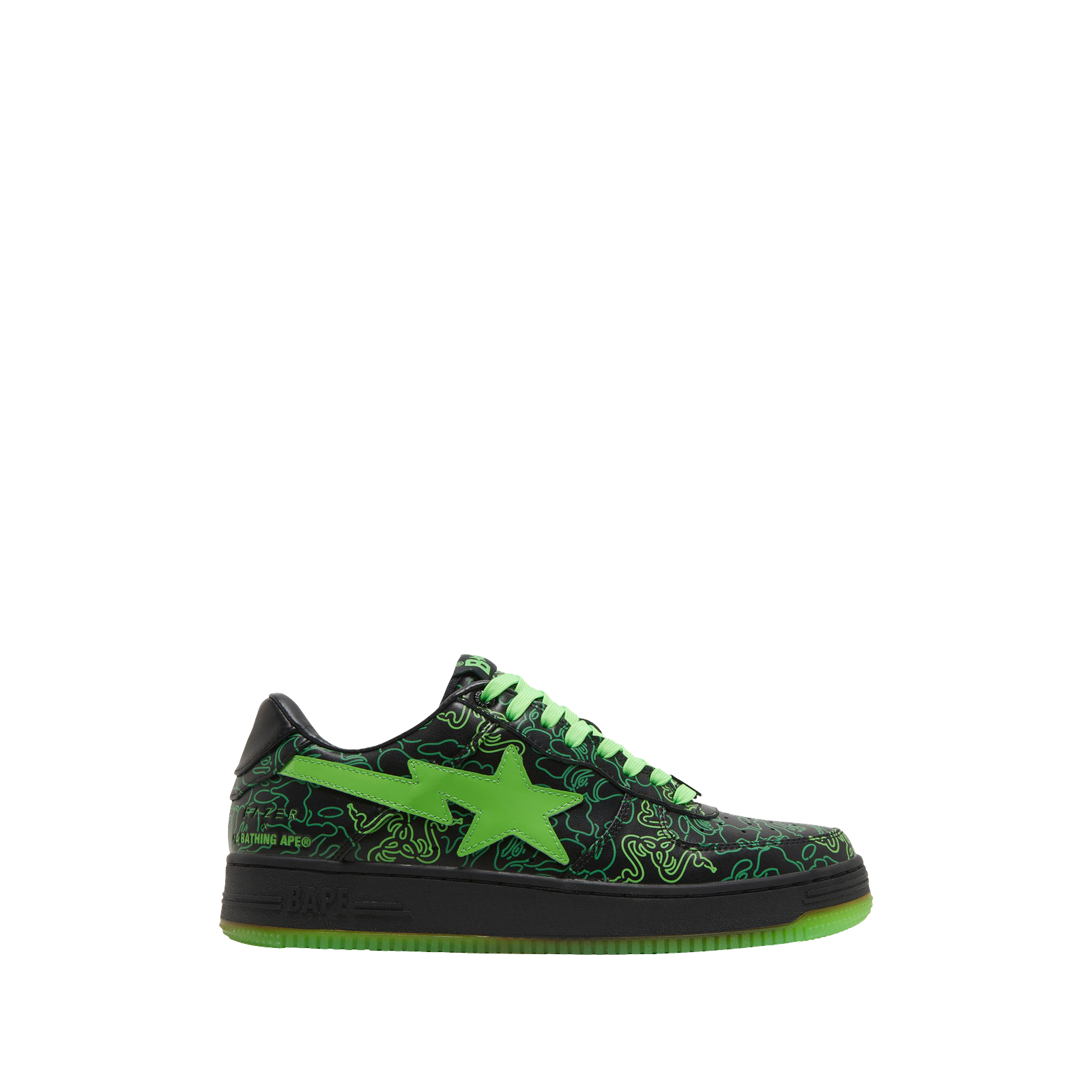 RAZER X BAPESTA LOW M2 « NEON CAMO »