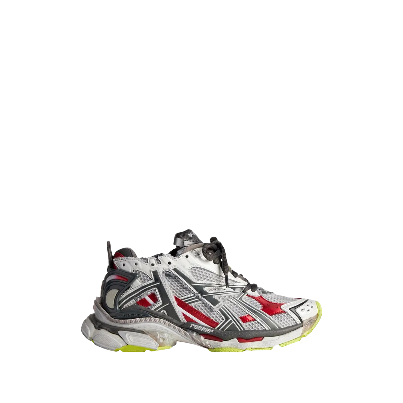 RUNNER « BLACK WHITE RED FLUO YELLOW »