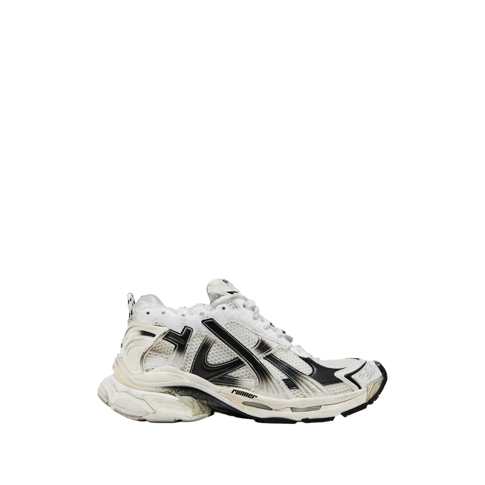 RUNNER « GRADIENT WHITE BLACK »