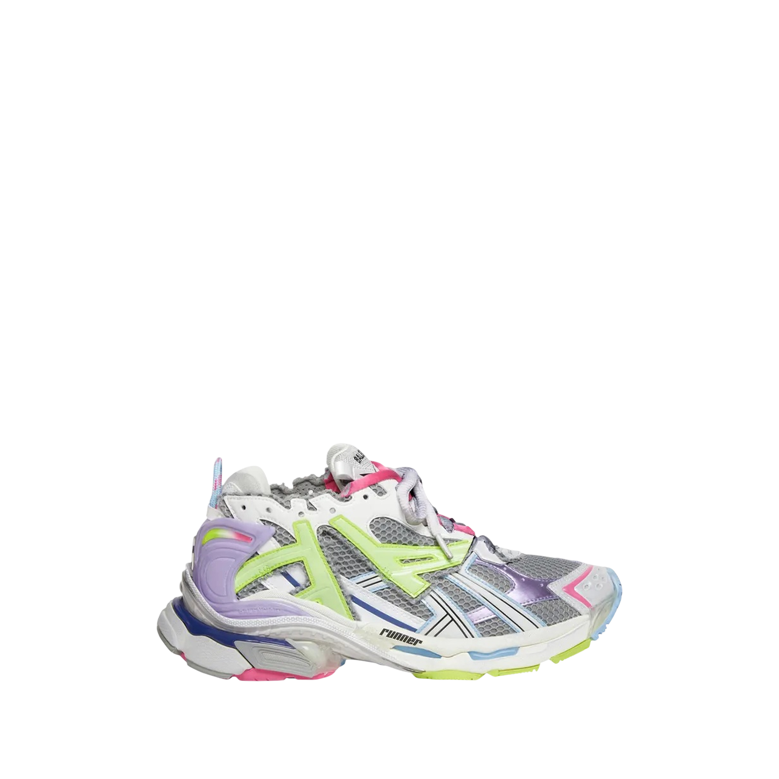 RUNNER « GREY LIGHT PURPLE NEON YELLOW »