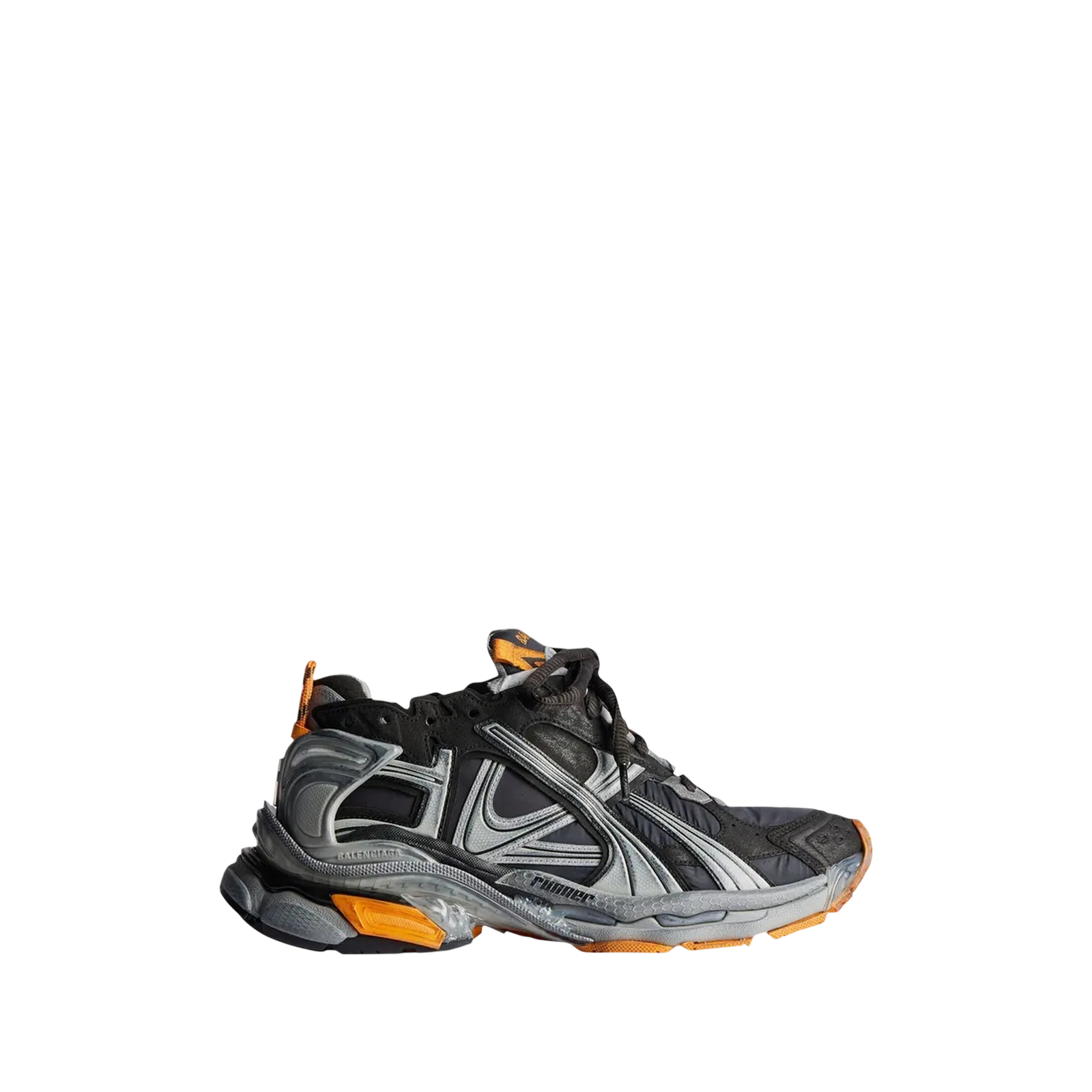 RUNNER « WORN OUT BLACK FLUO ORANGE »