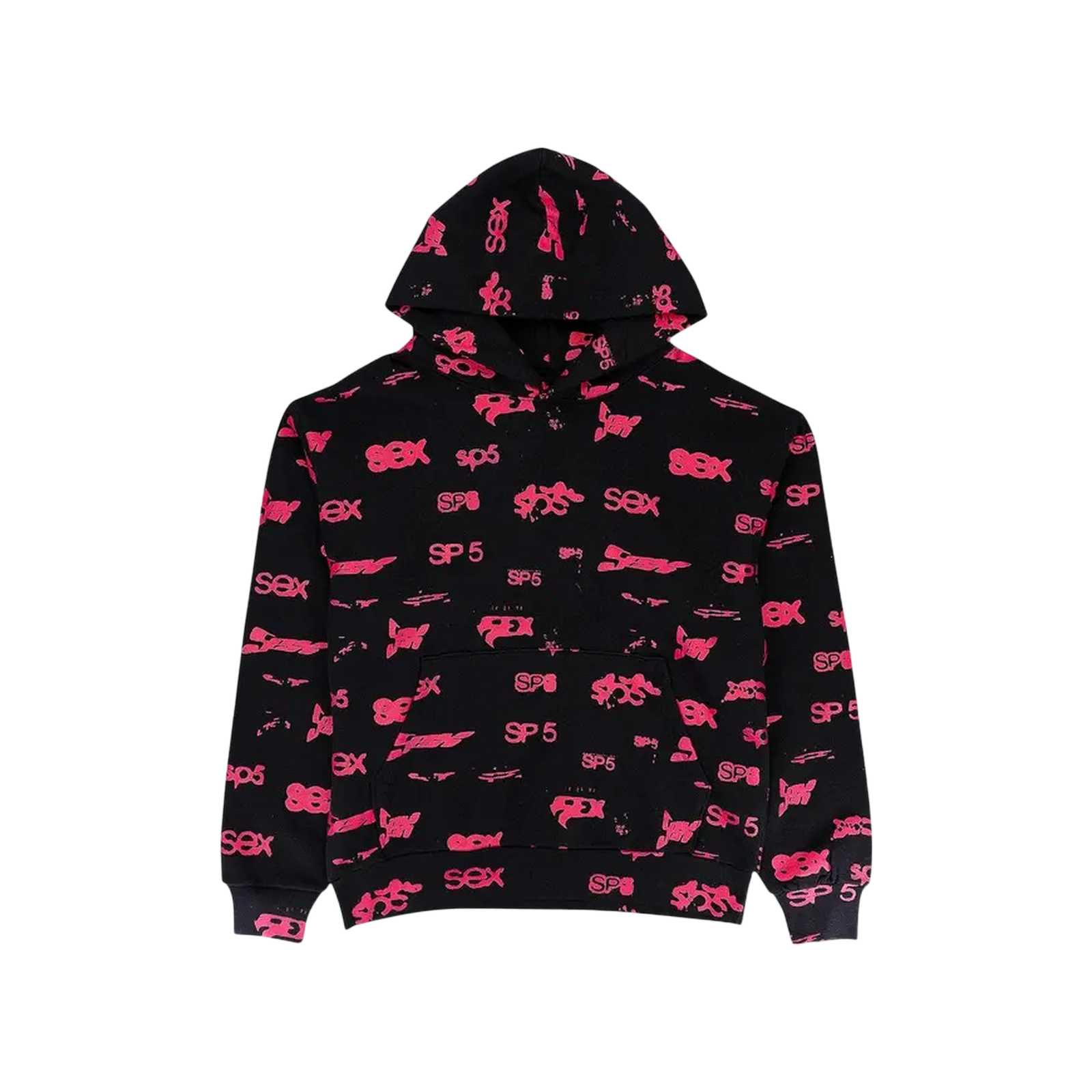 SEX AOP HOODIE « BLACK »